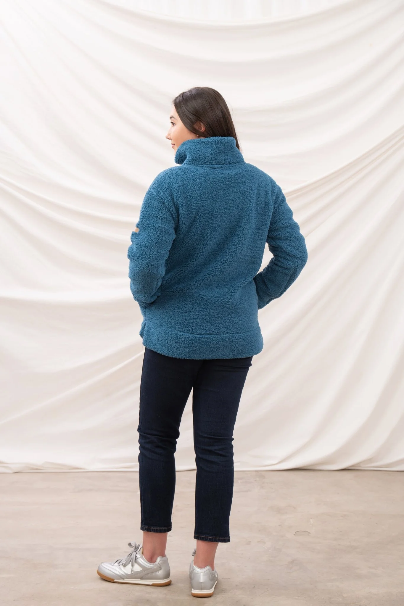 Coast Fleece - Teal - Image 7