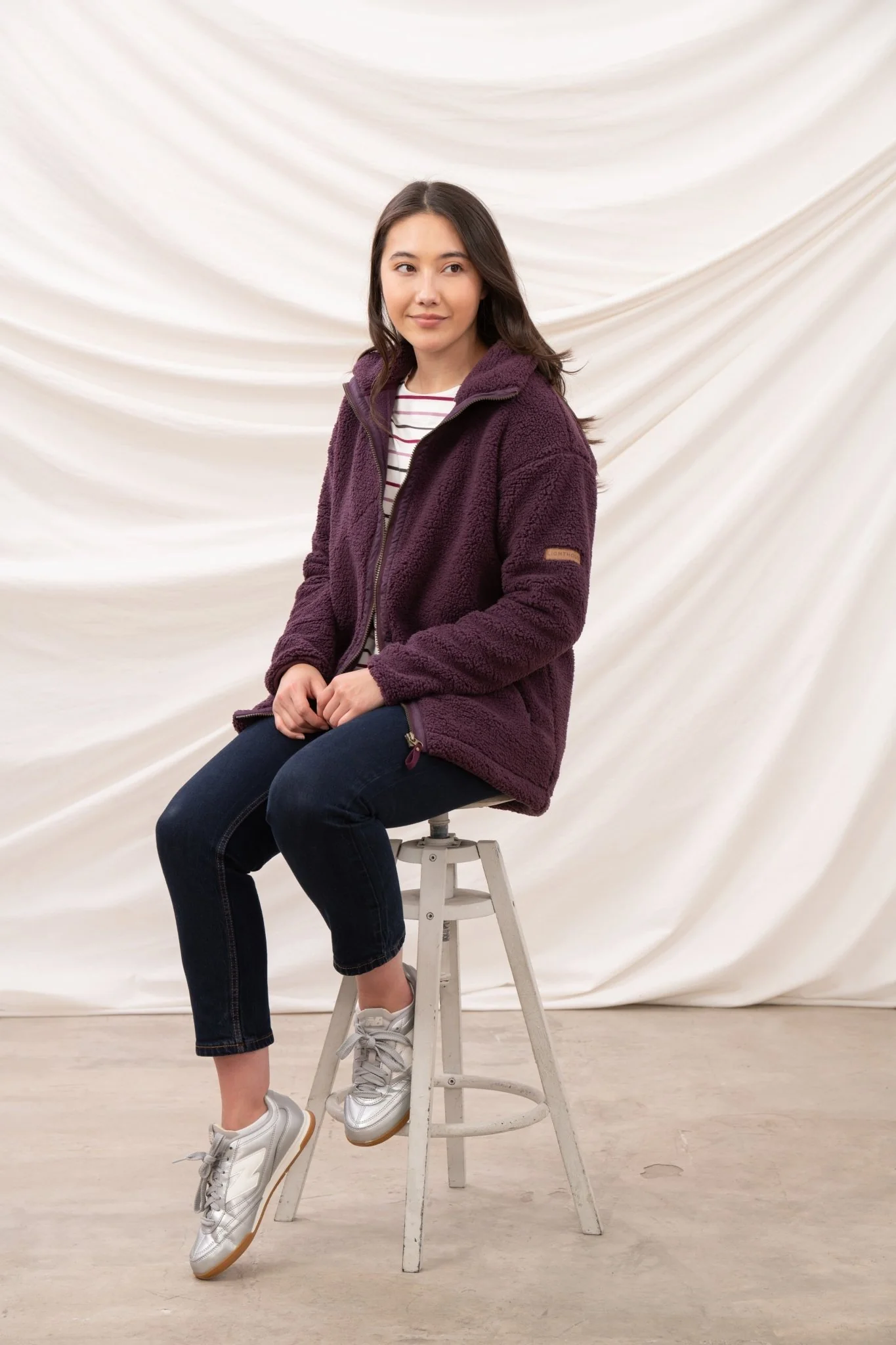 Cobh Fleece - Cranberry - Image 6
