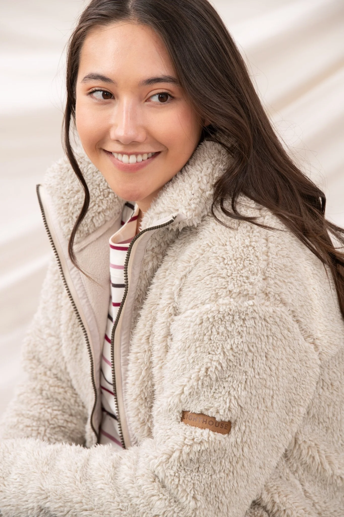 Cobh Fleece - Irish Cream - Image 4