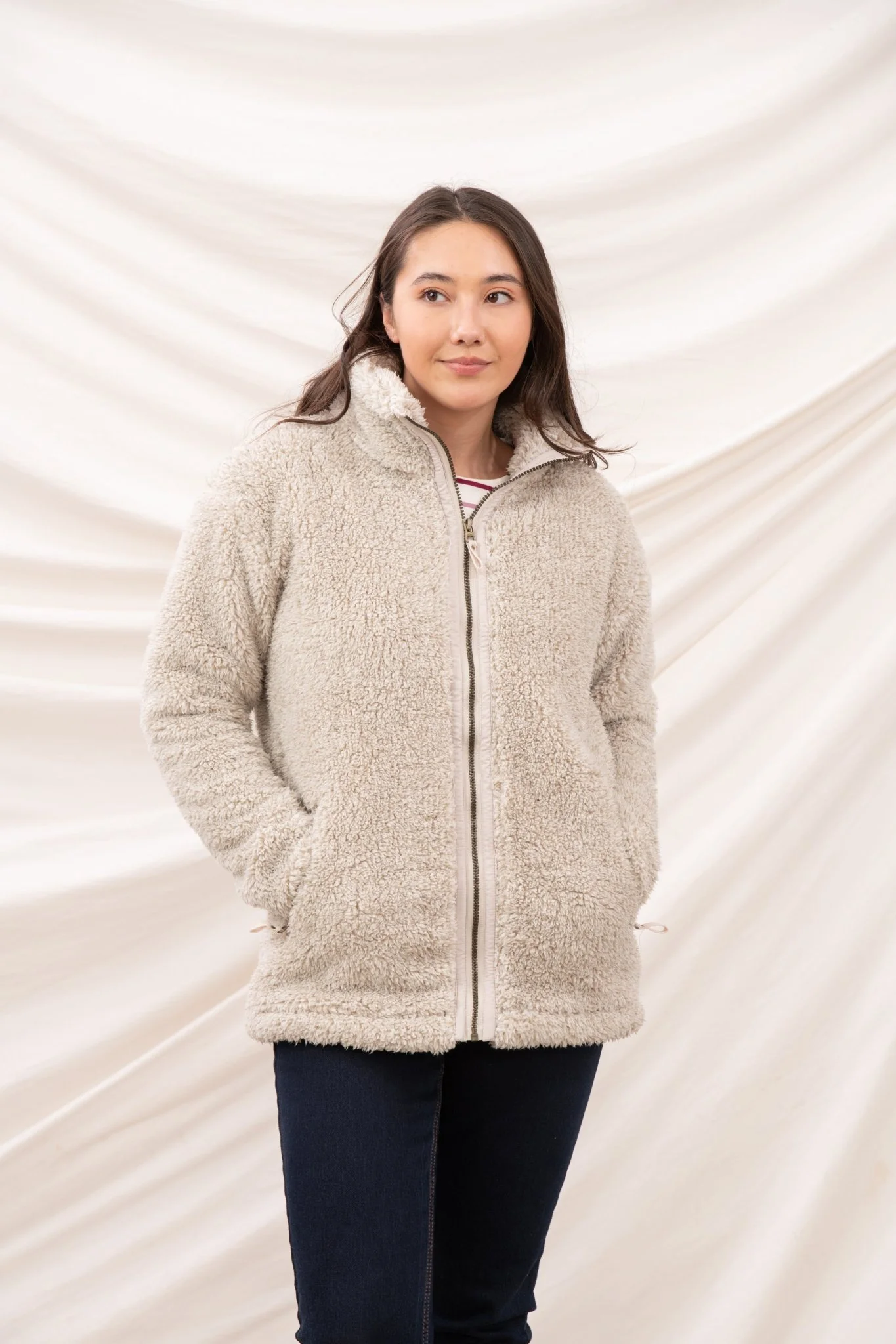 Cobh Fleece - Irish Cream - Image 5