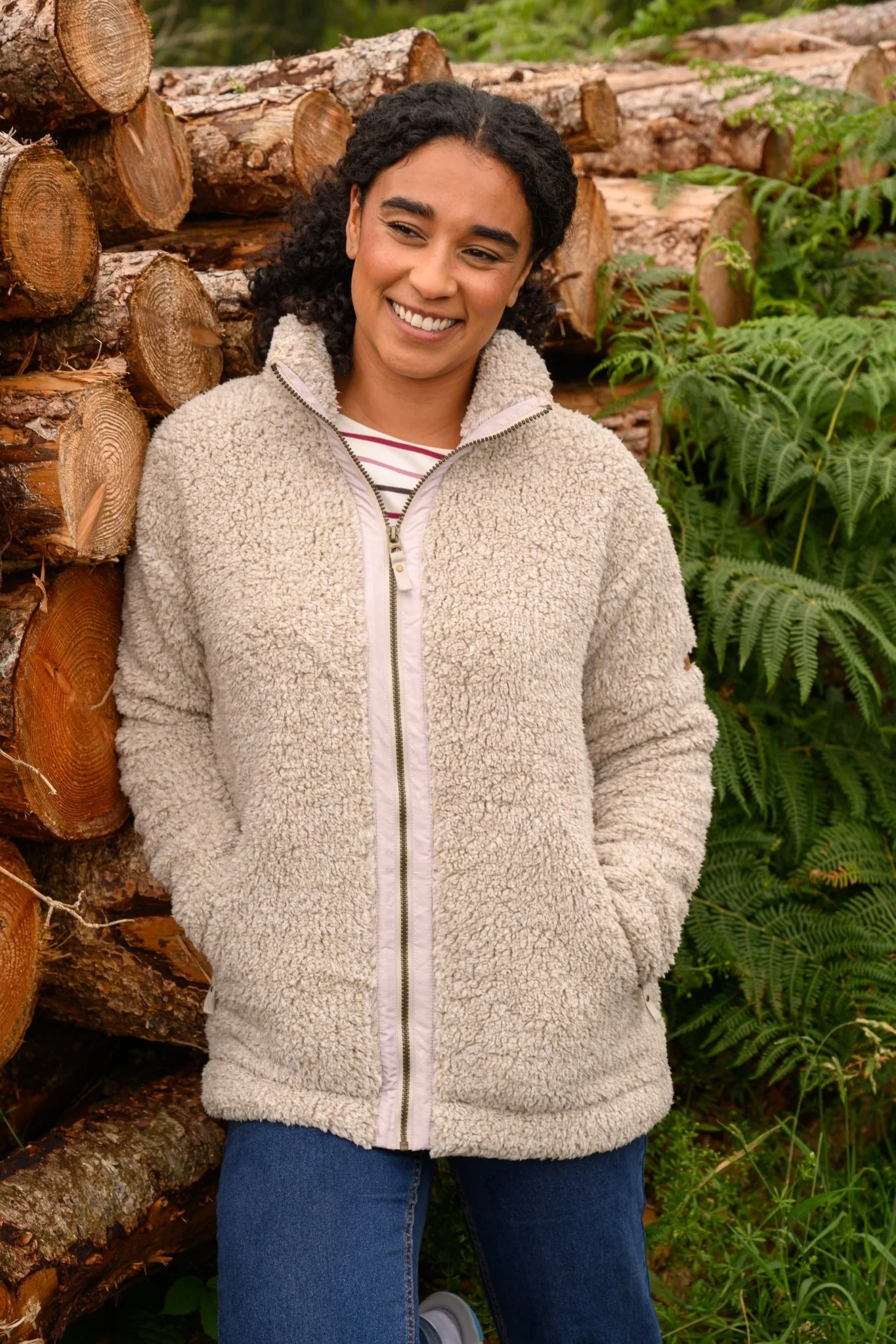 Cobh Fleece - Irish Cream - Image 9