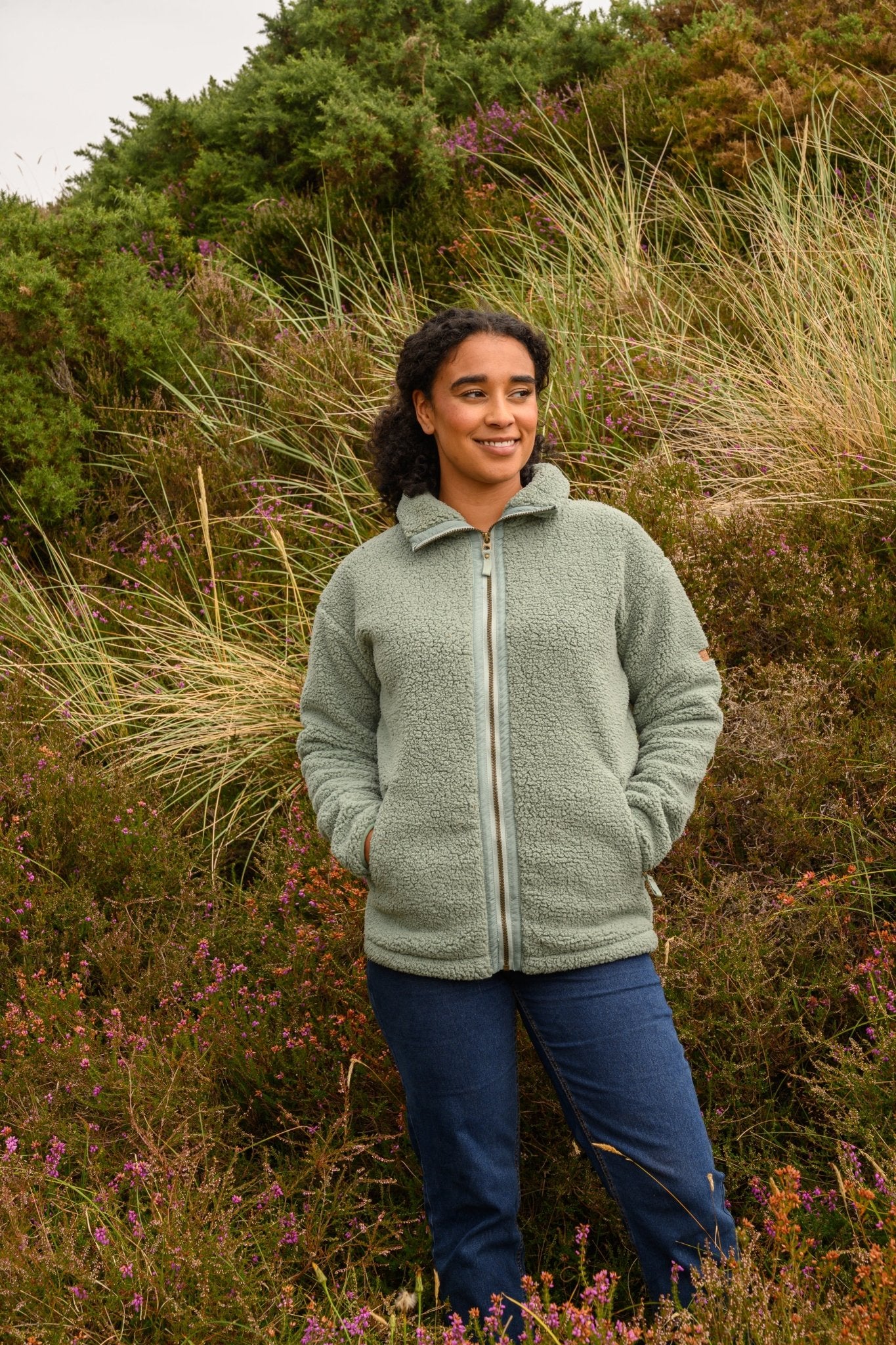 Cobh Fleece - Sage - Image 8