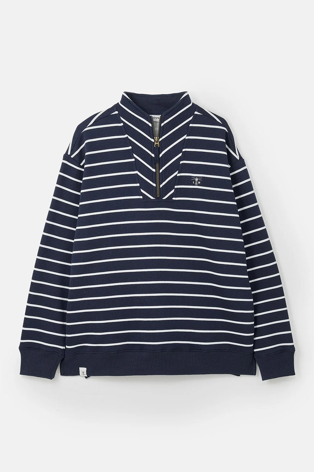 Coral Jersey - Navy Stripe - Image 3