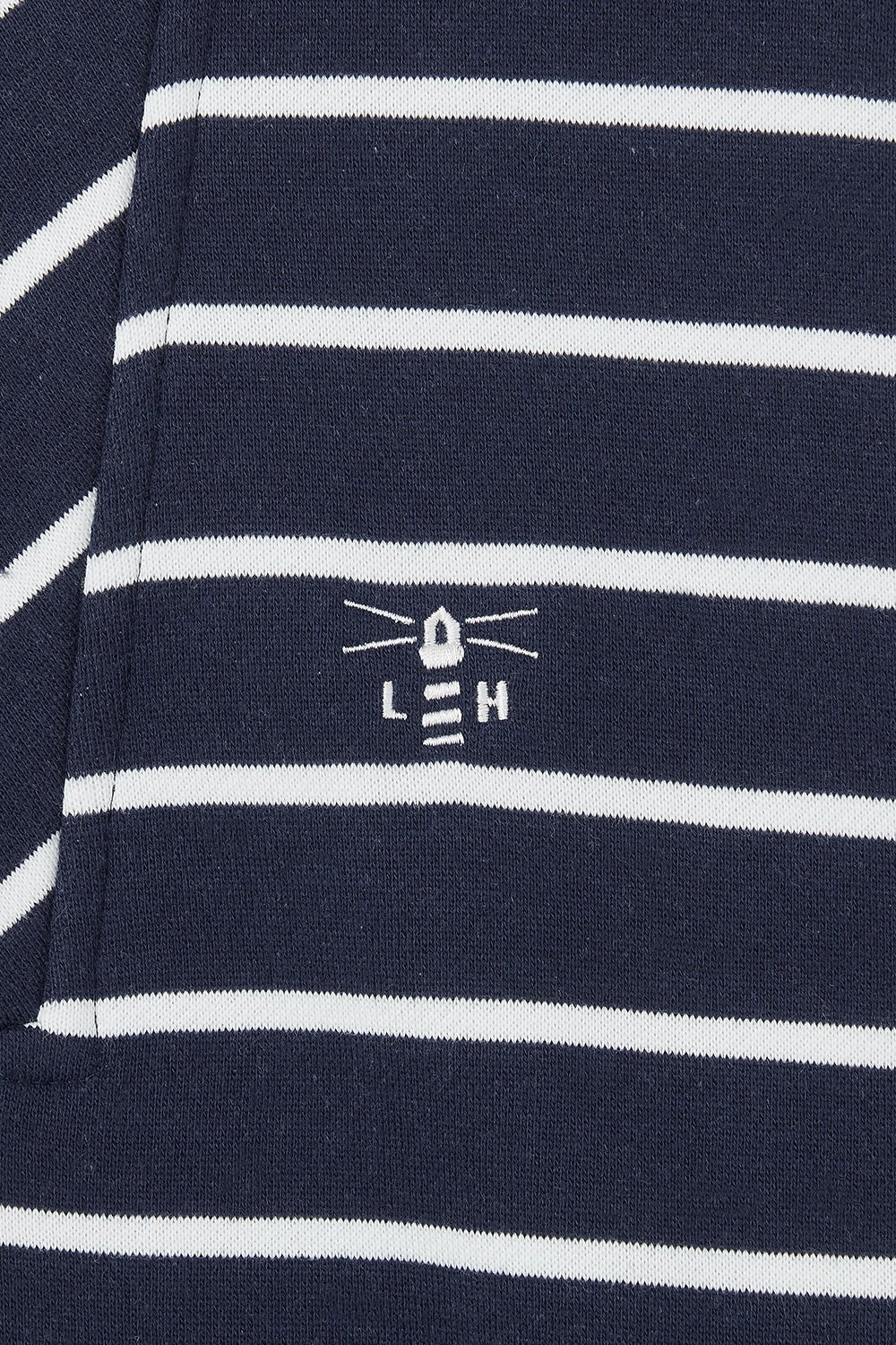 Coral Jersey - Navy Stripe - Image 7