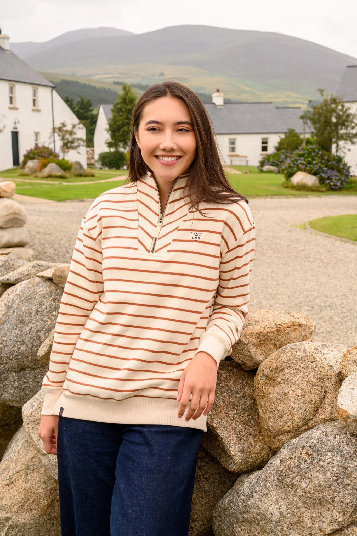 Coral Jersey - Rust Stripe - Image 10