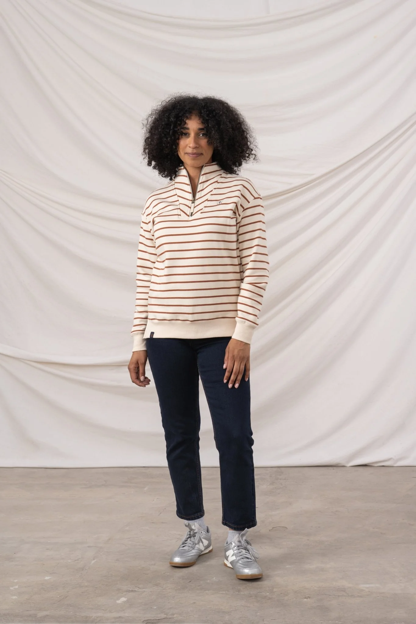 Coral Jersey - Rust Stripe - Image 5