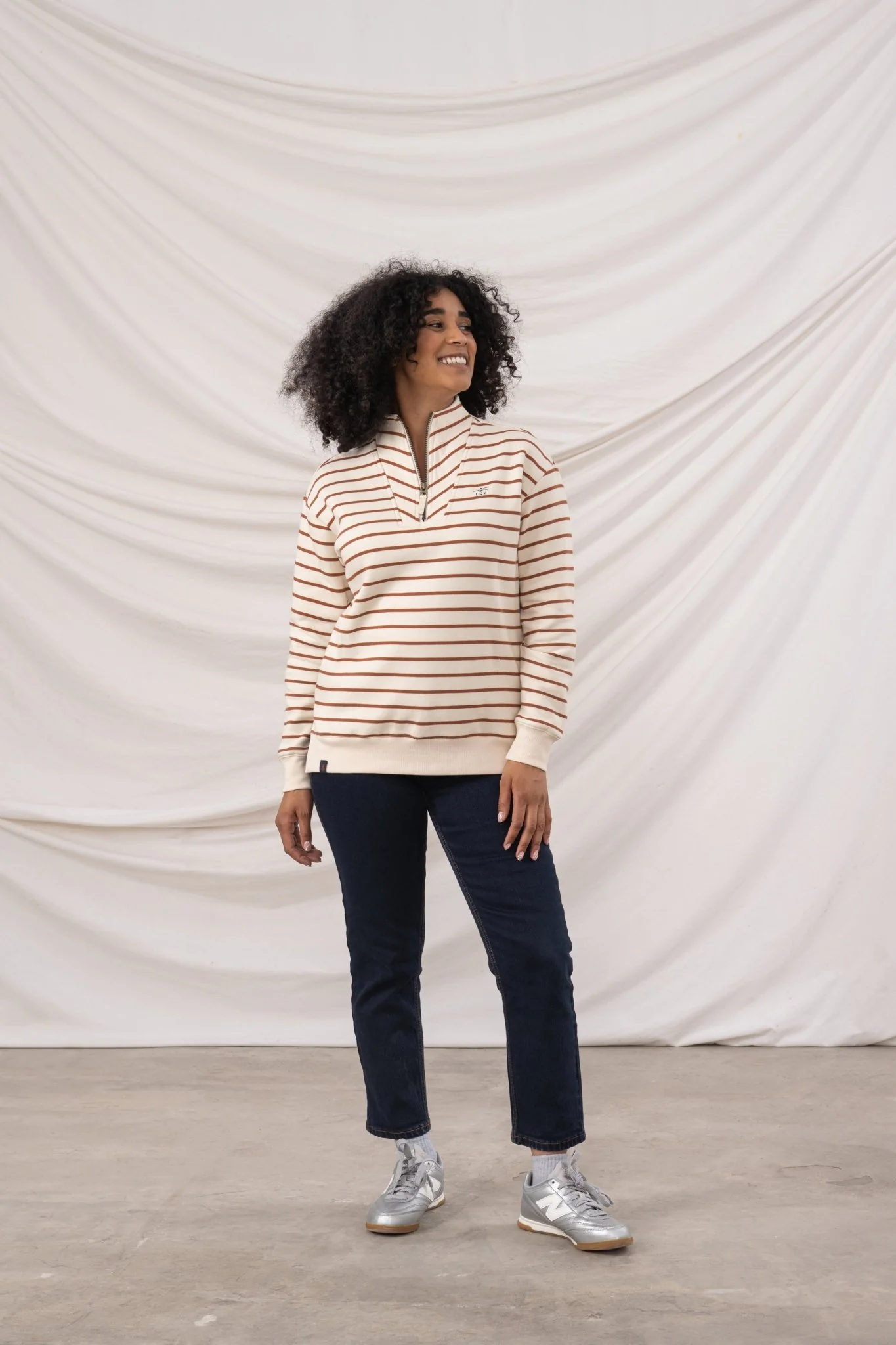 Coral Jersey - Rust Stripe - Image 6