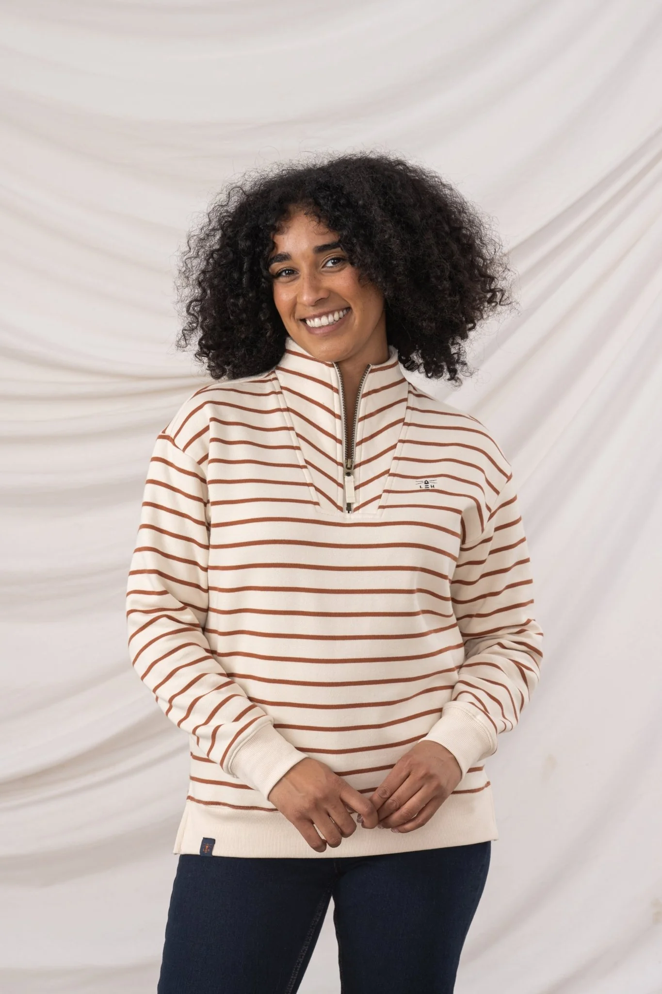 Coral Jersey - Rust Stripe - Image 7