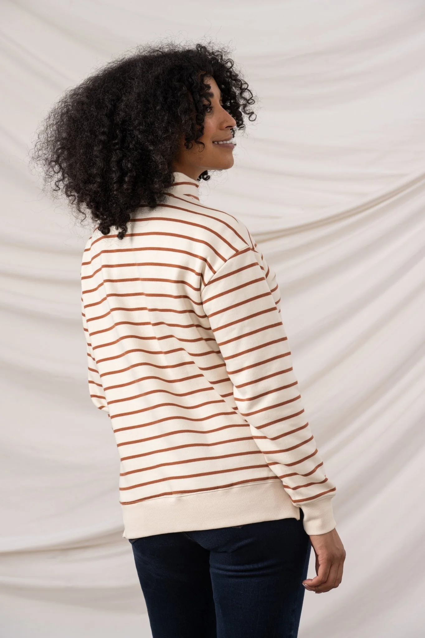 Coral Jersey - Rust Stripe - Image 8