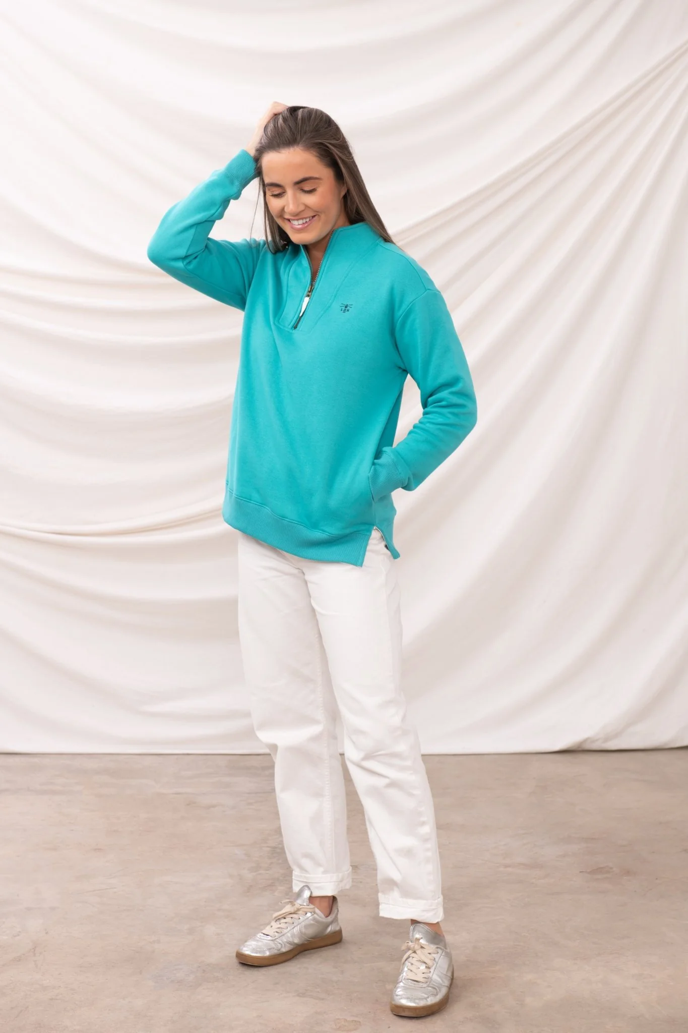 Coral Jersey - Soft Teal - Image 3