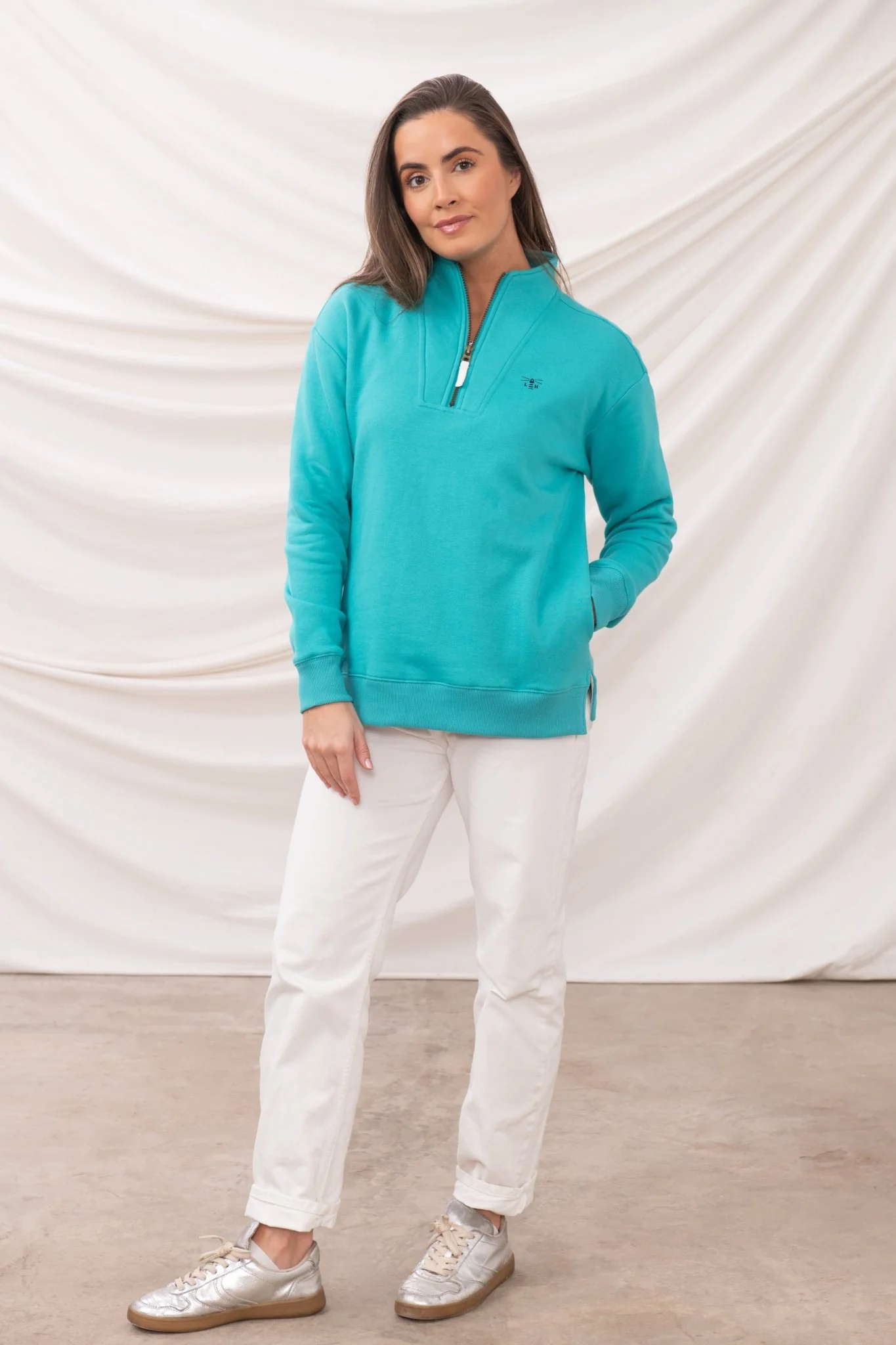 Coral Jersey - Soft Teal - Image 6