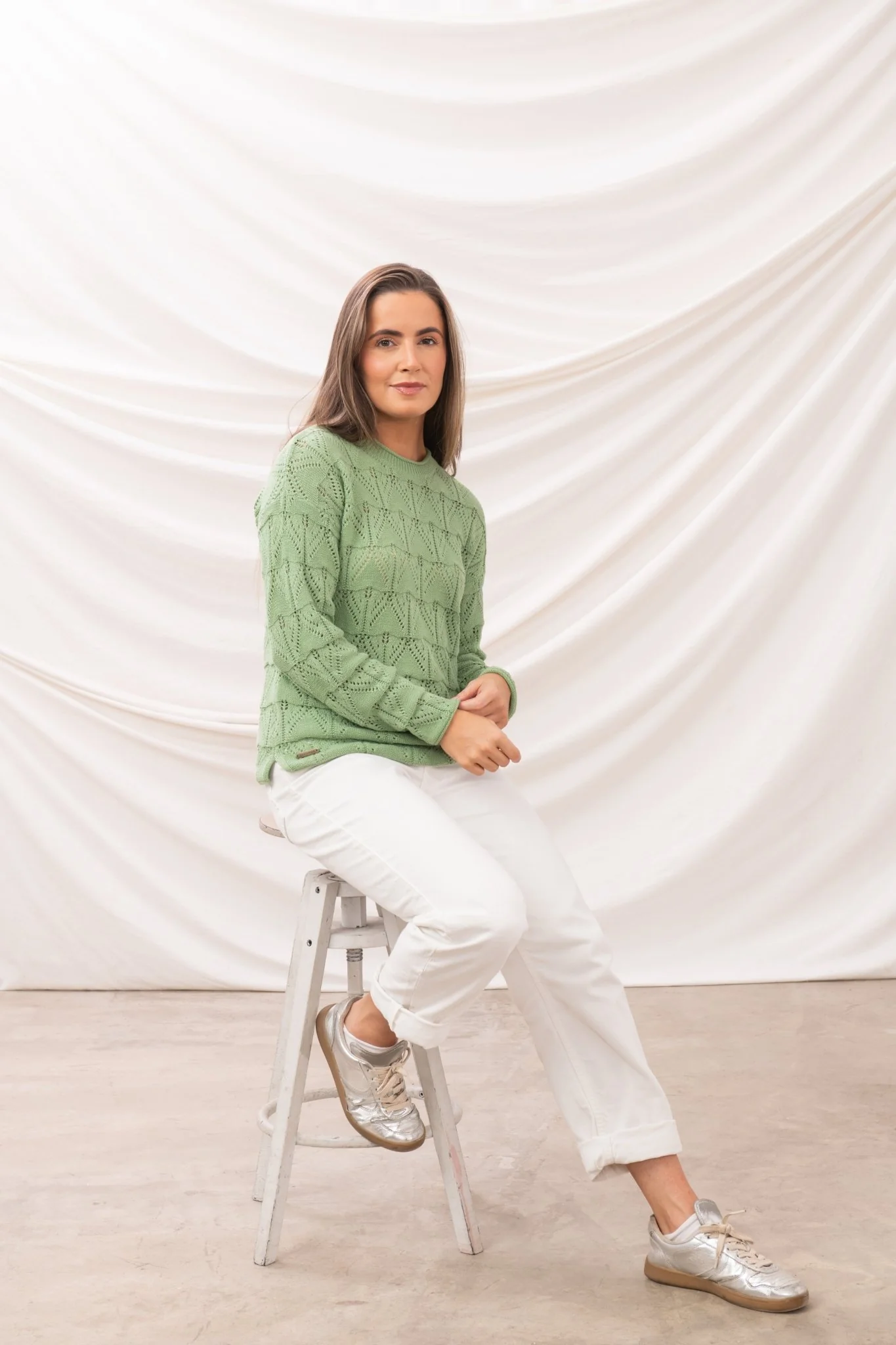 Eden Jumper - Soft Sage - Image 2