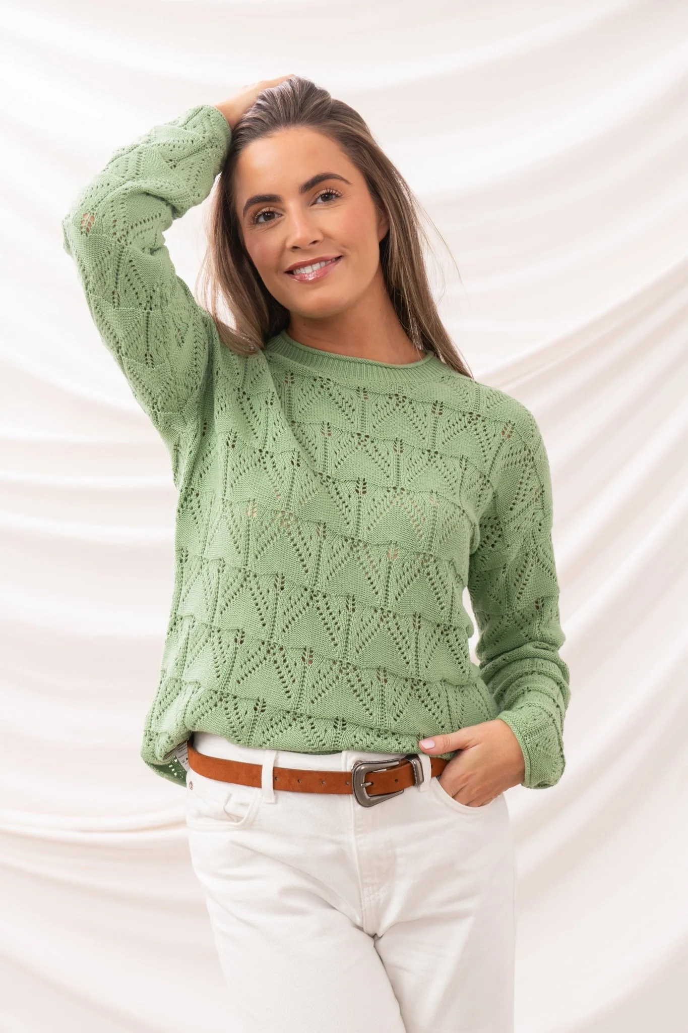 Eden Jumper - Soft Sage - Image 3