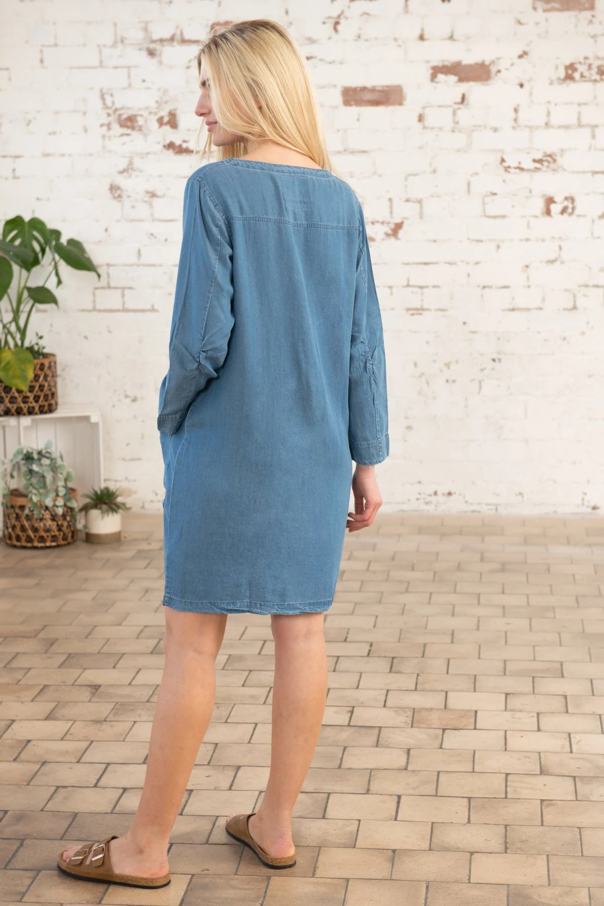 Eliza Dress - Denim - Image 7