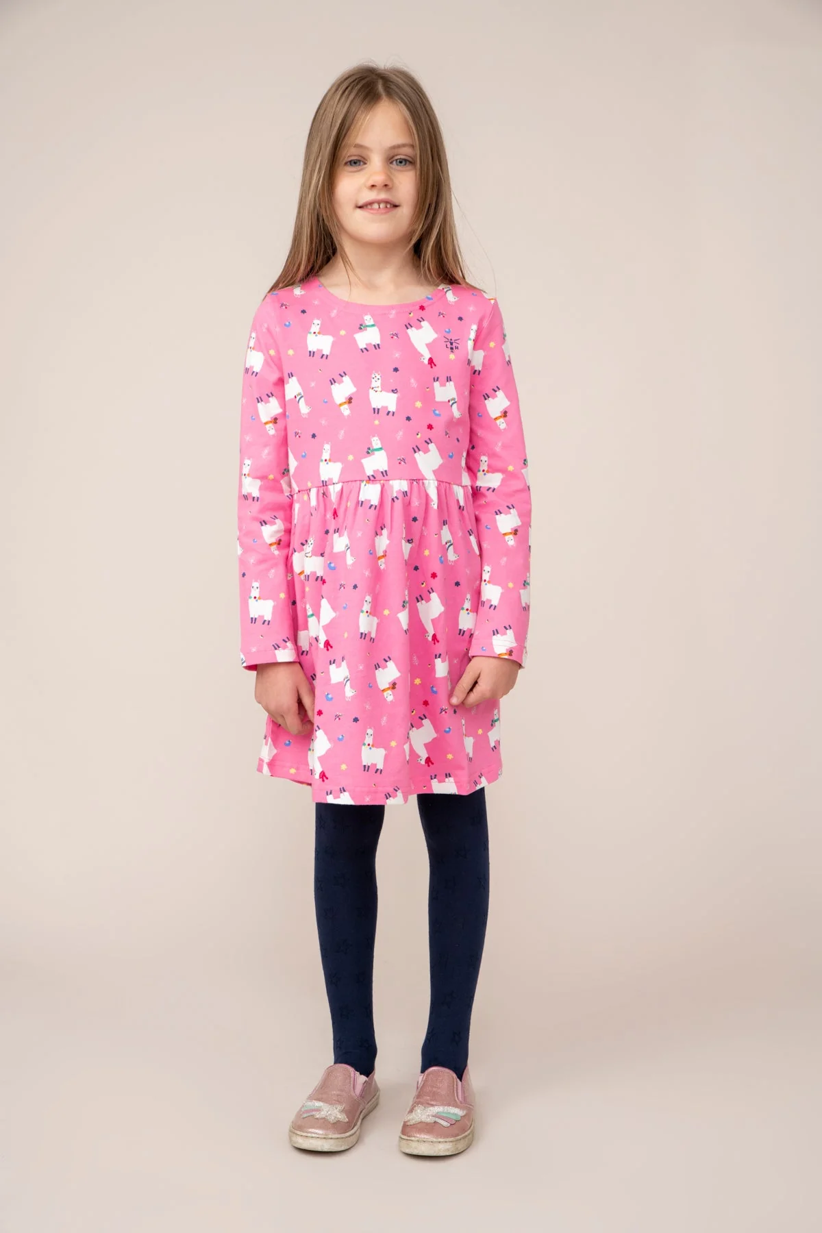 Ellie Dress - Llama Print - Image 3