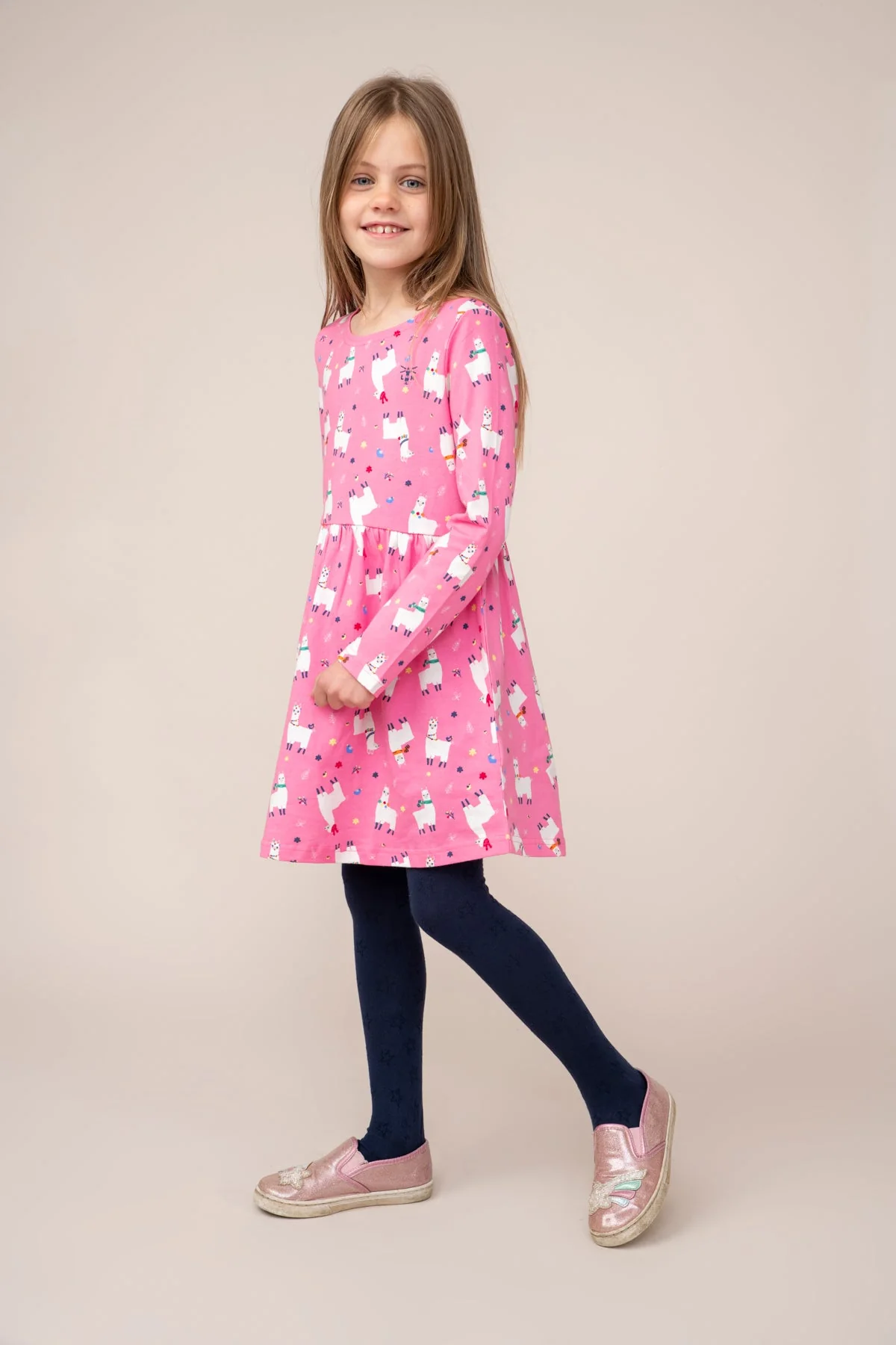 Ellie Dress - Llama Print - Image 4