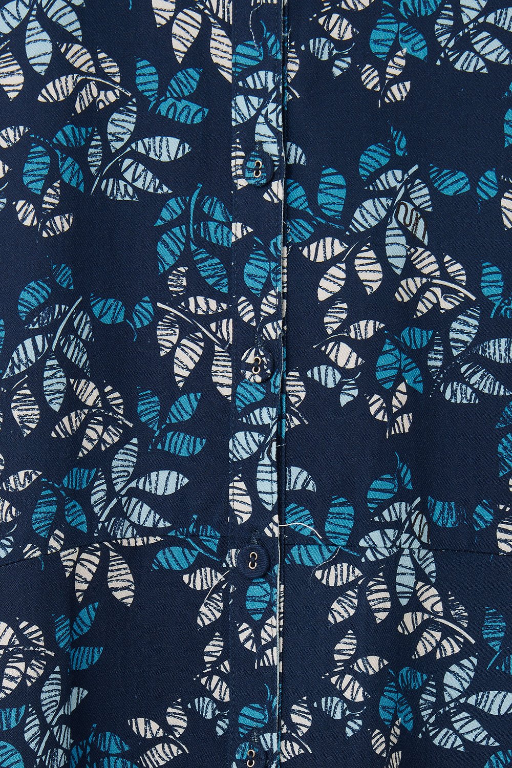 Elsie Dress - Navy Leaf - Image 9