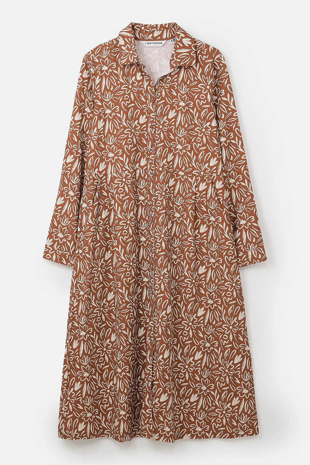 Elsie Dress - Rust Floral - Image 5