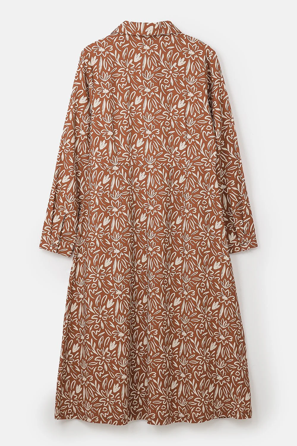 Elsie Dress - Rust Floral - Image 6