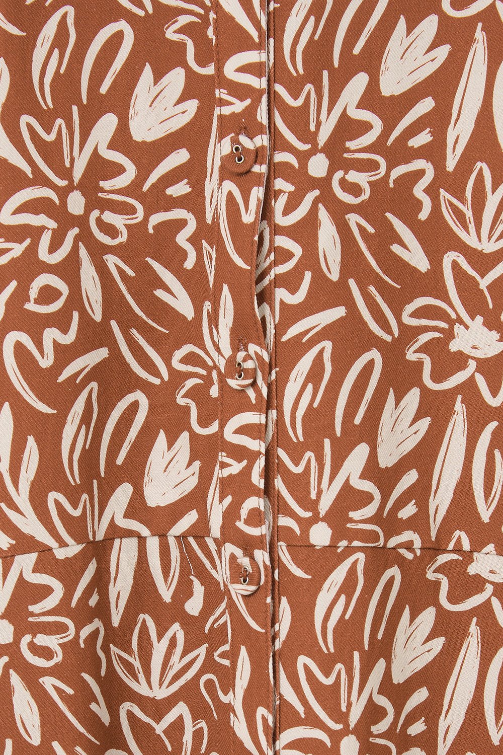 Elsie Dress - Rust Floral - Image 7