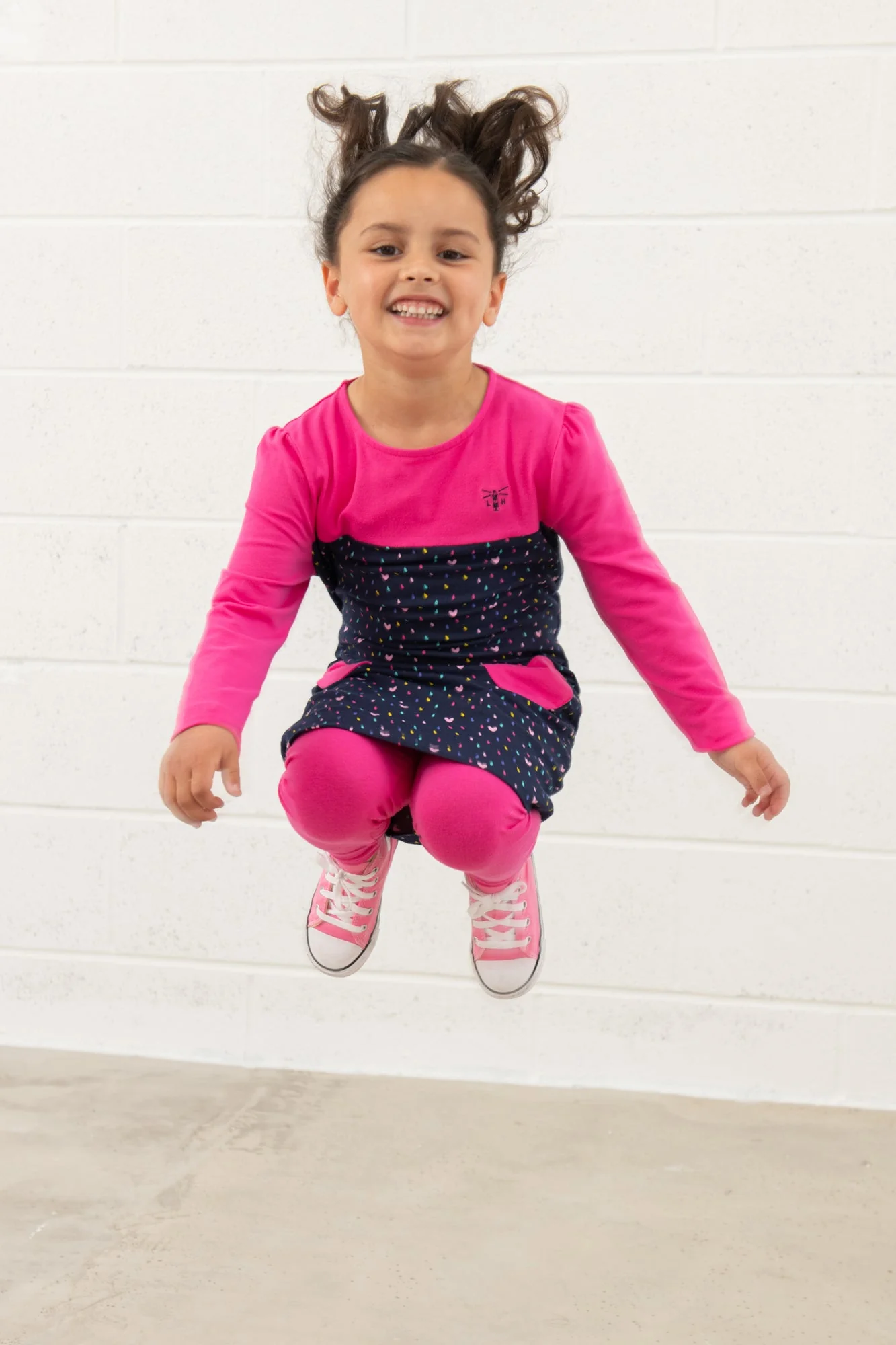 Esme Dress - Pink Hearts - Image 5