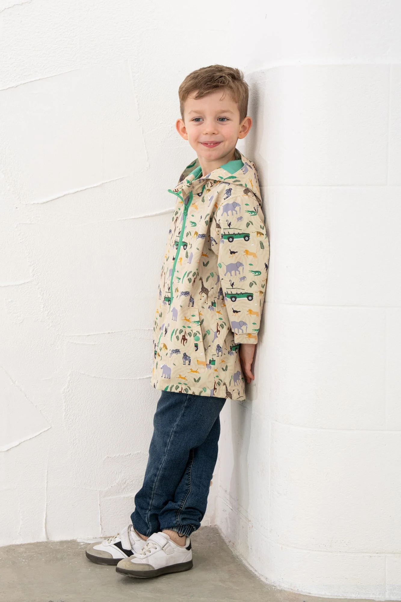 Ethan Jacket - African Plain Print - Image 4