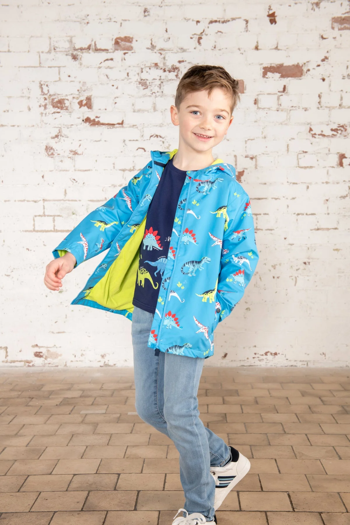 Ethan Jacket -  Blue Dino Print - Image 10