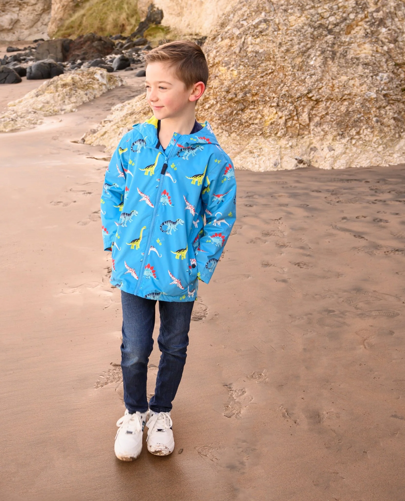 Ethan Jacket -  Blue Dino Print - Image 14