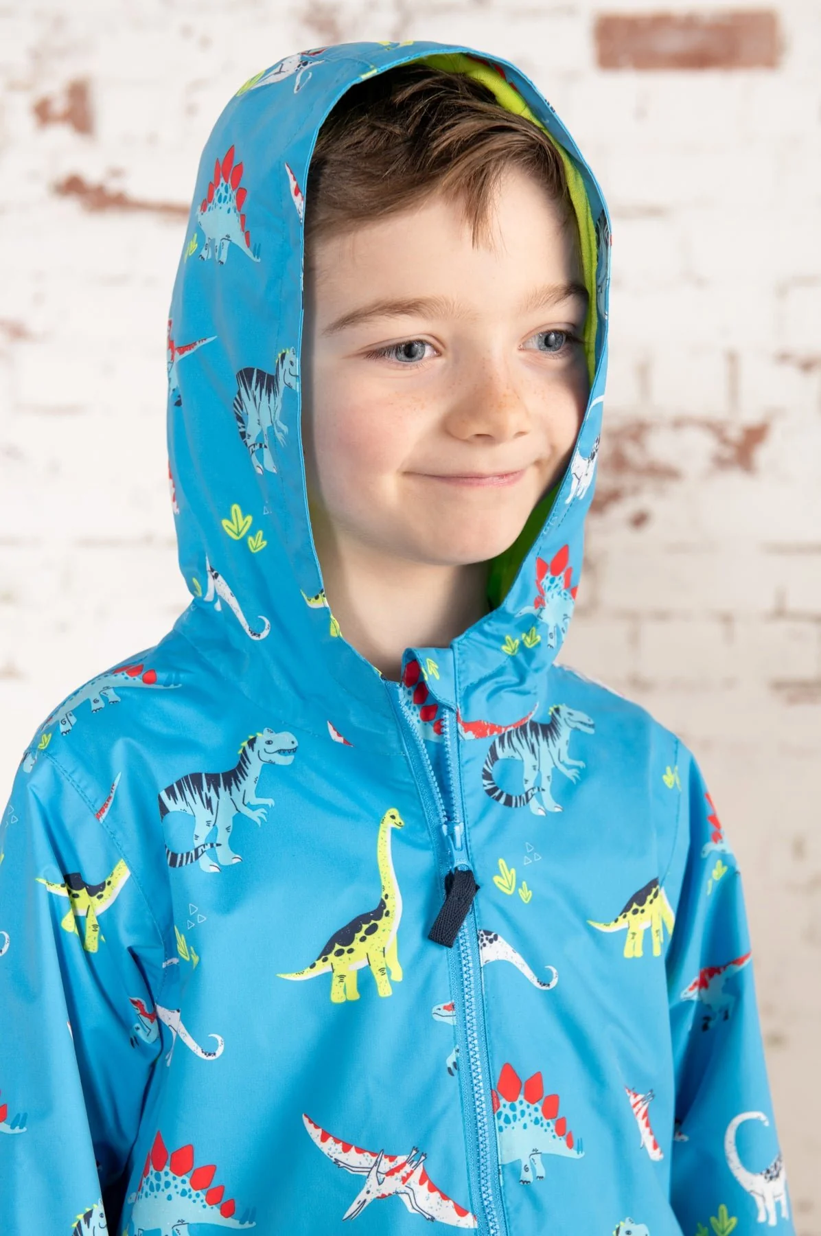 Ethan Jacket -  Blue Dino Print - Image 5