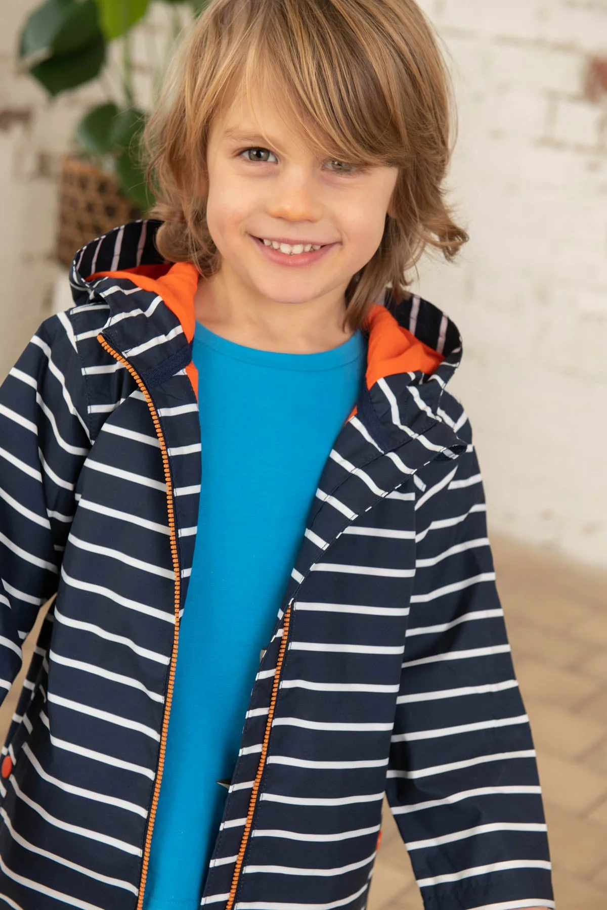 Ethan Jacket - Navy Stripe - Image 7