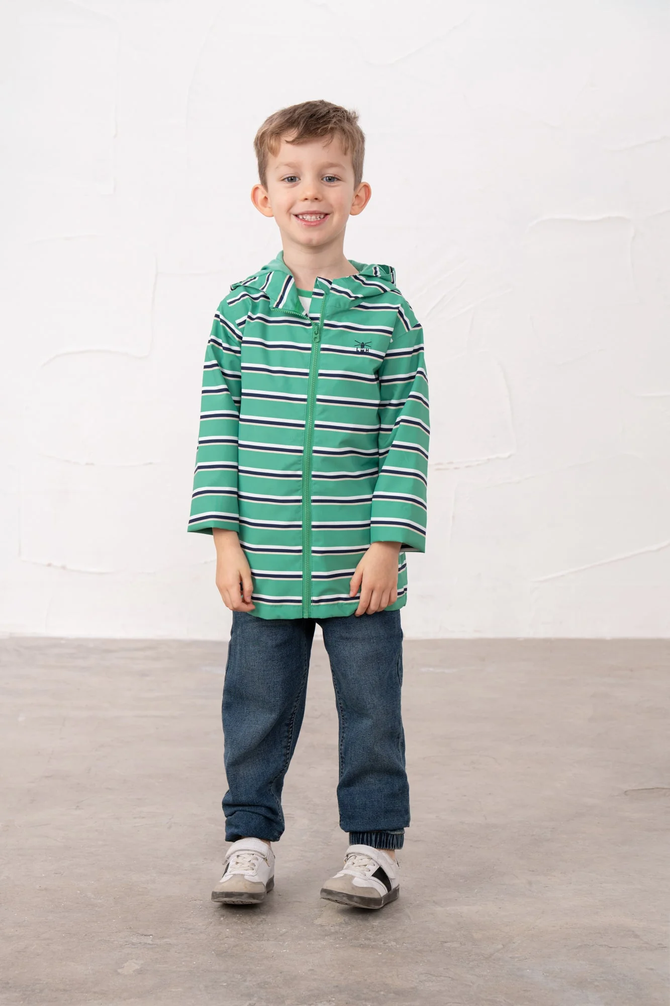 Ethan Jacket - Sea Green Stripe - Image 4