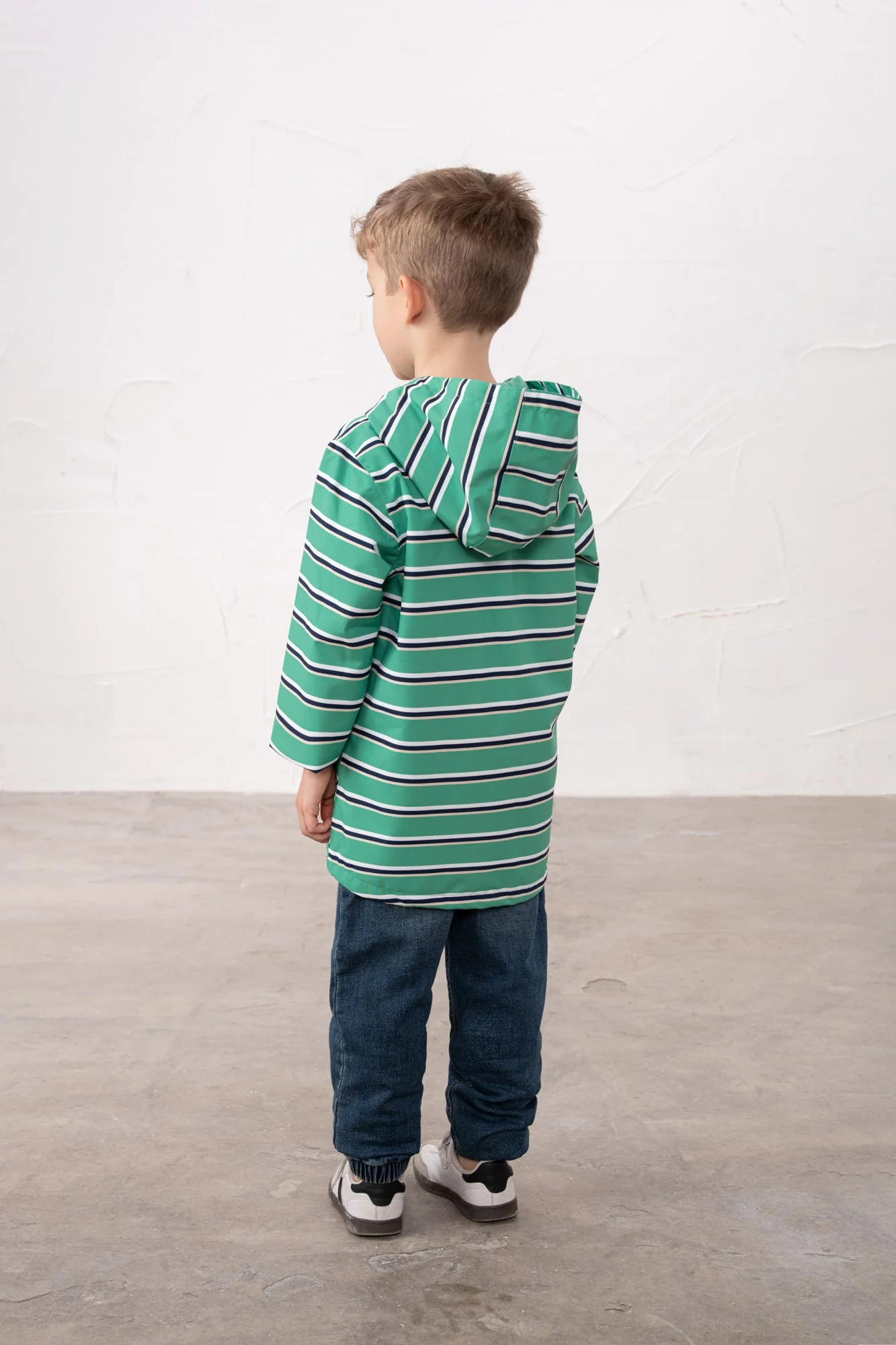 Ethan Jacket - Sea Green Stripe - Image 7