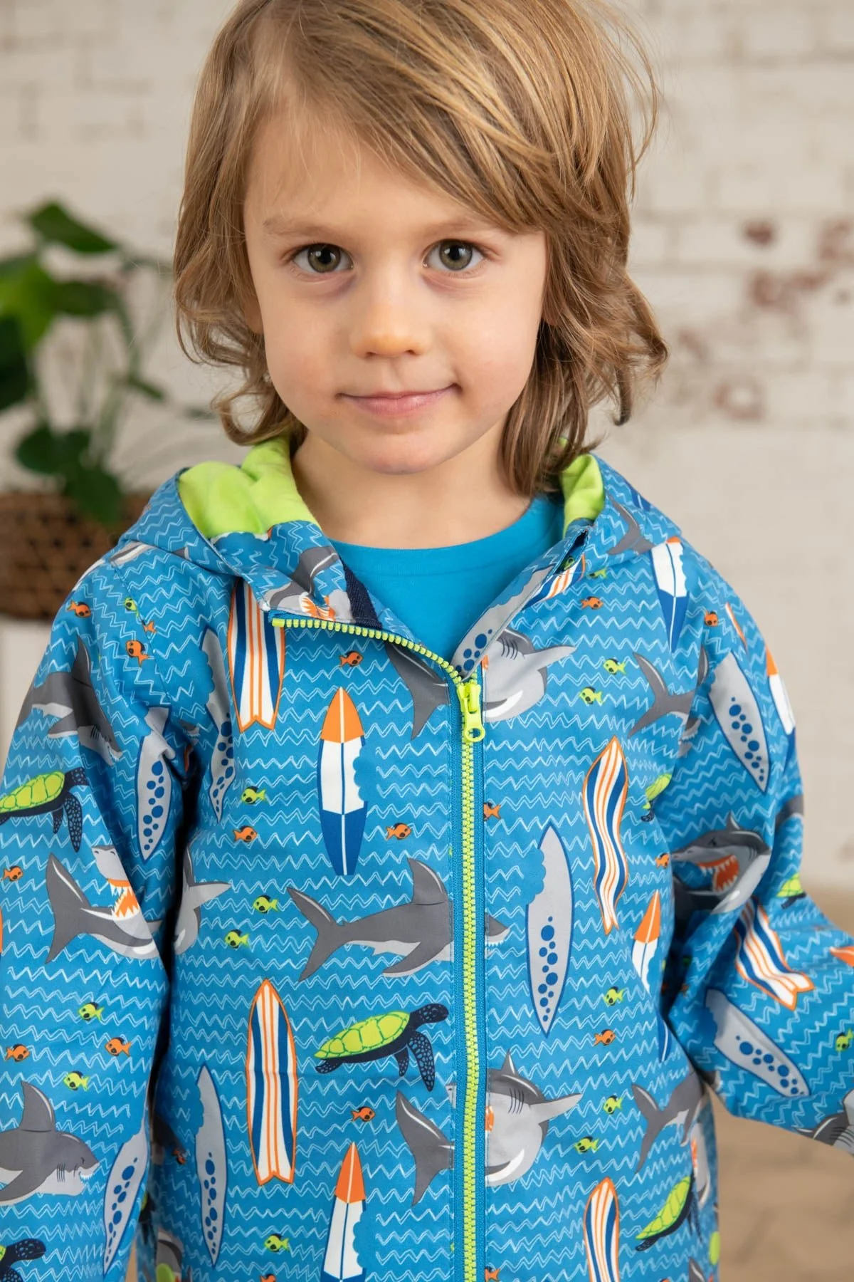 Ethan Jacket - Shark Surf Print - Image 3