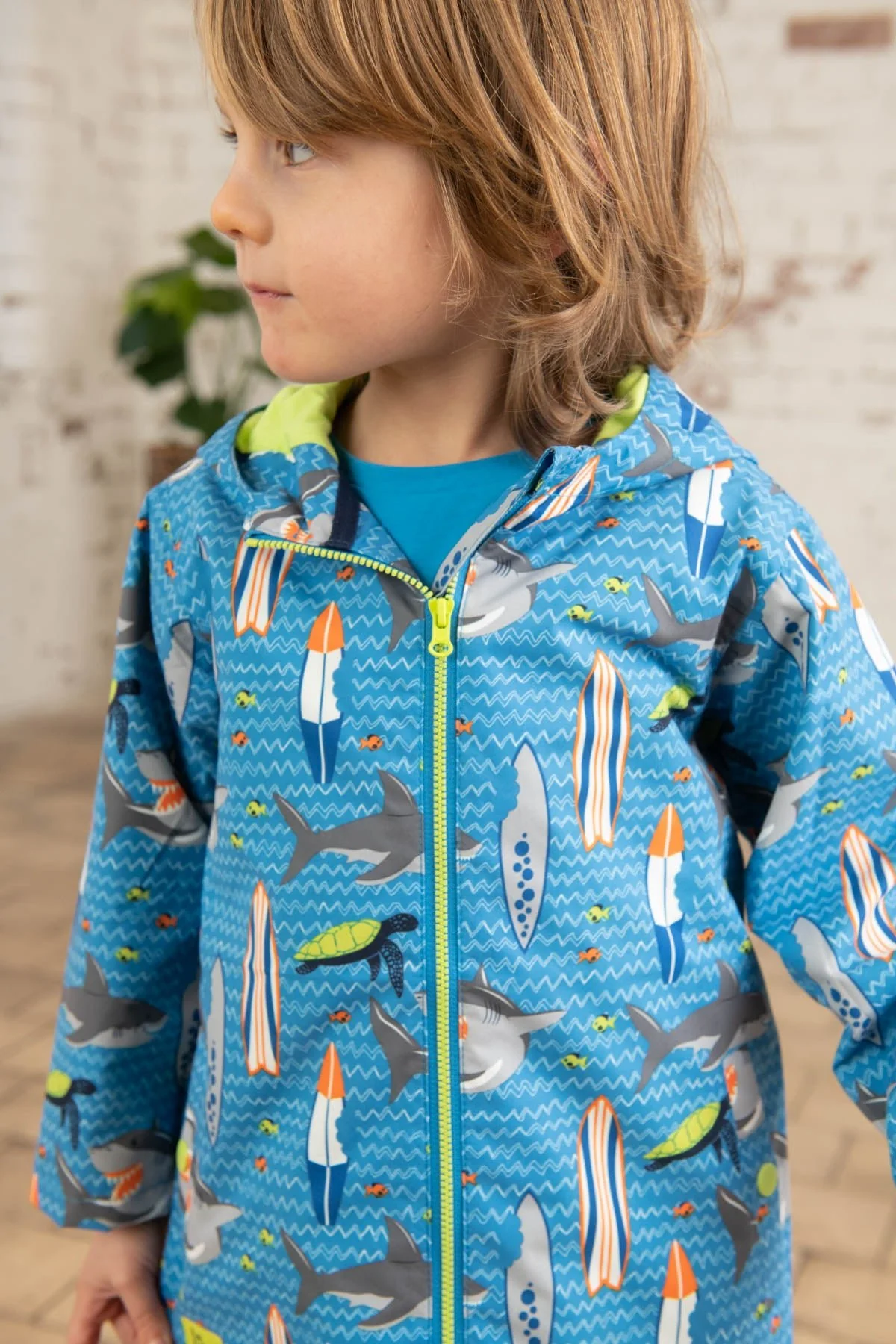 Ethan Jacket - Shark Surf Print - Image 5