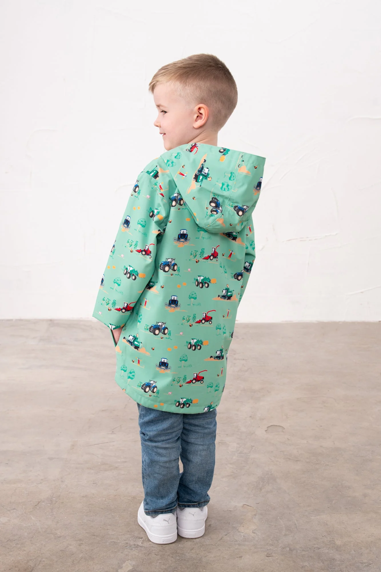 Ethan Jacket - Sea Green Tractor - Image 6
