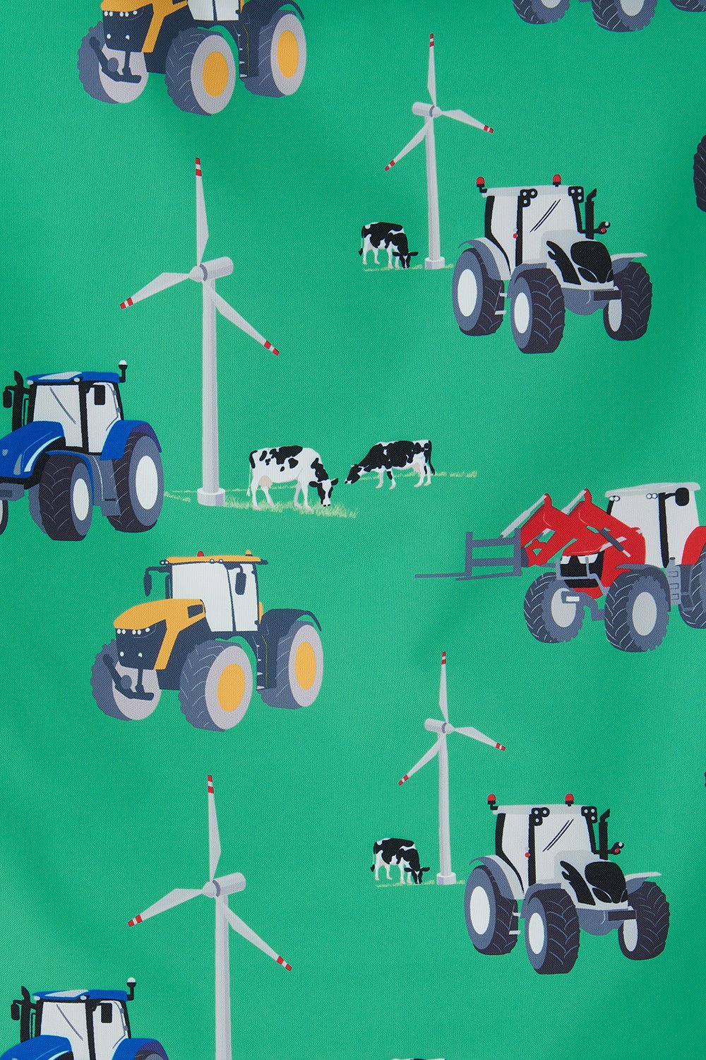 Ethan Jacket - Tractor Wind Turbine Print - Image 9
