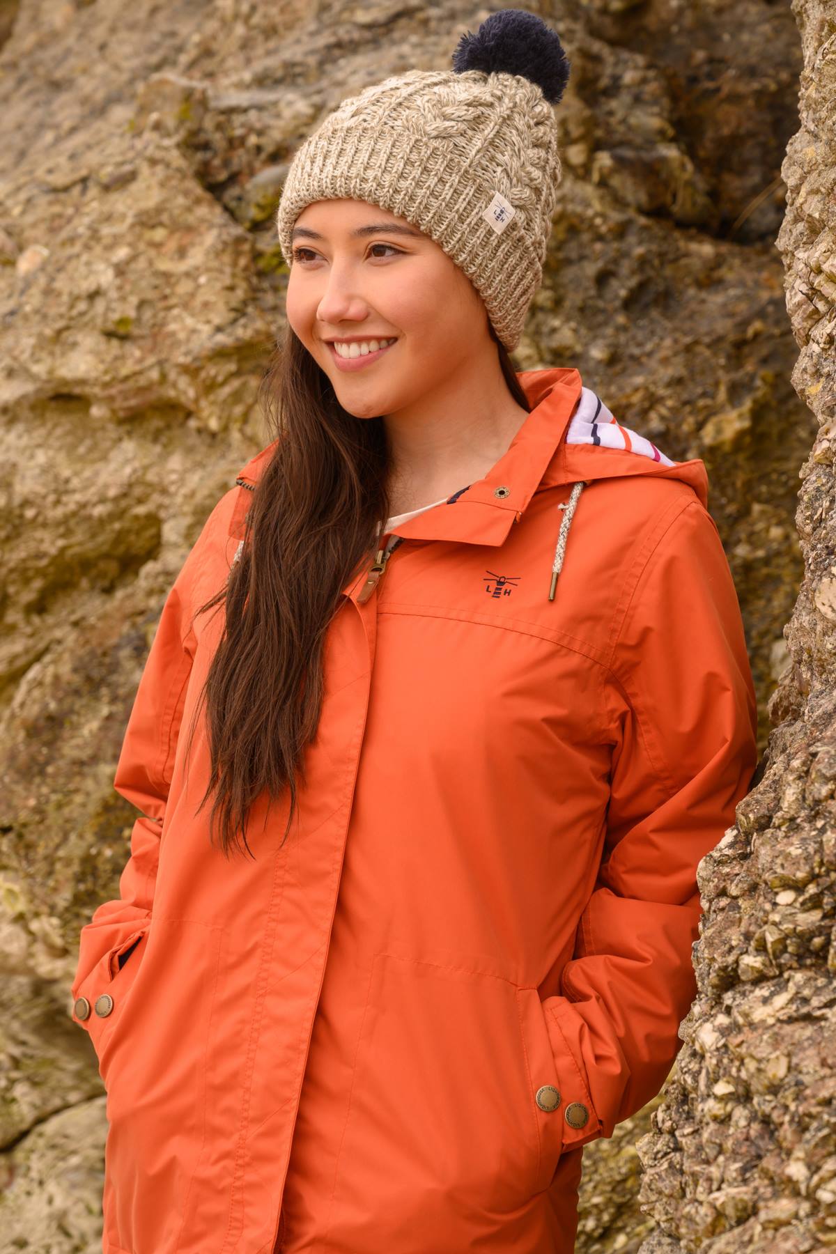 Eva Coat - Burnt Orange - Image 13