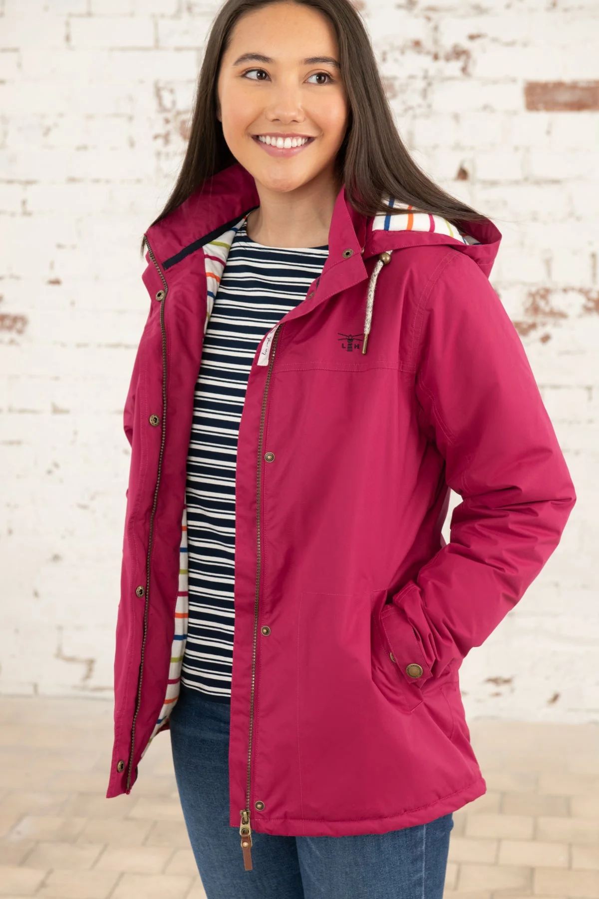 Eva Coat - Claret - Image 3