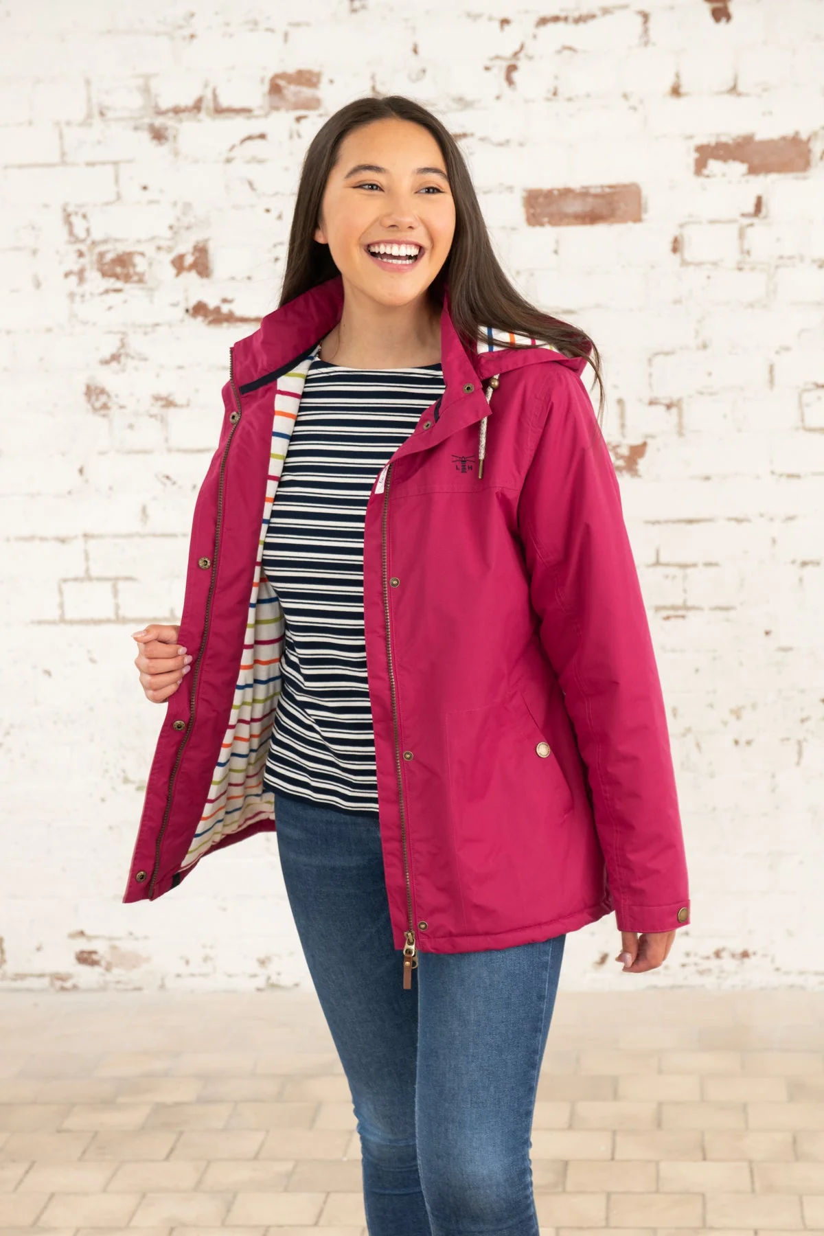 Eva Coat - Claret - Image 5
