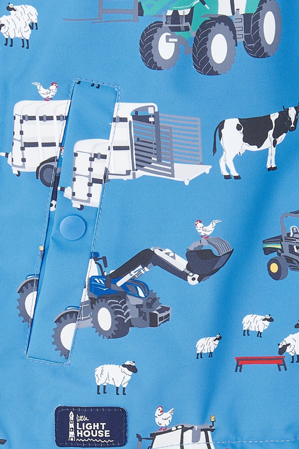 Finlay Coat - Blue Farm Print - Image 8