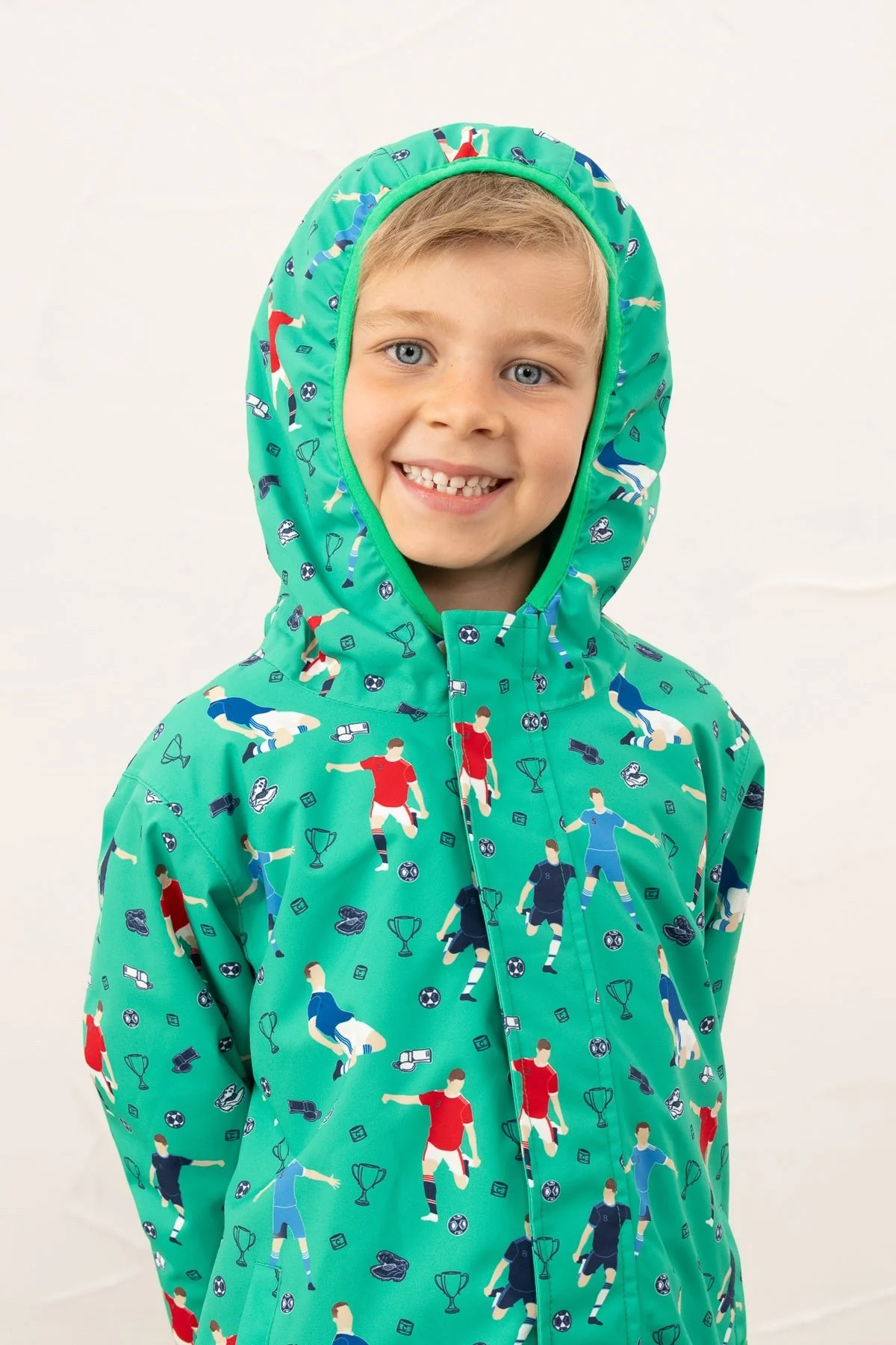 Finlay Coat - Football Print - Image 4