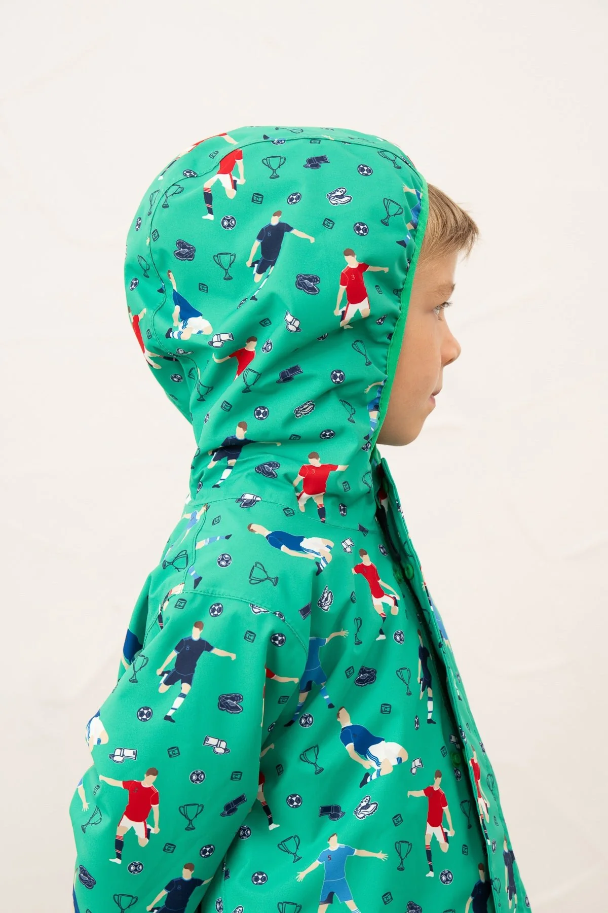 Finlay Coat - Football Print - Image 5