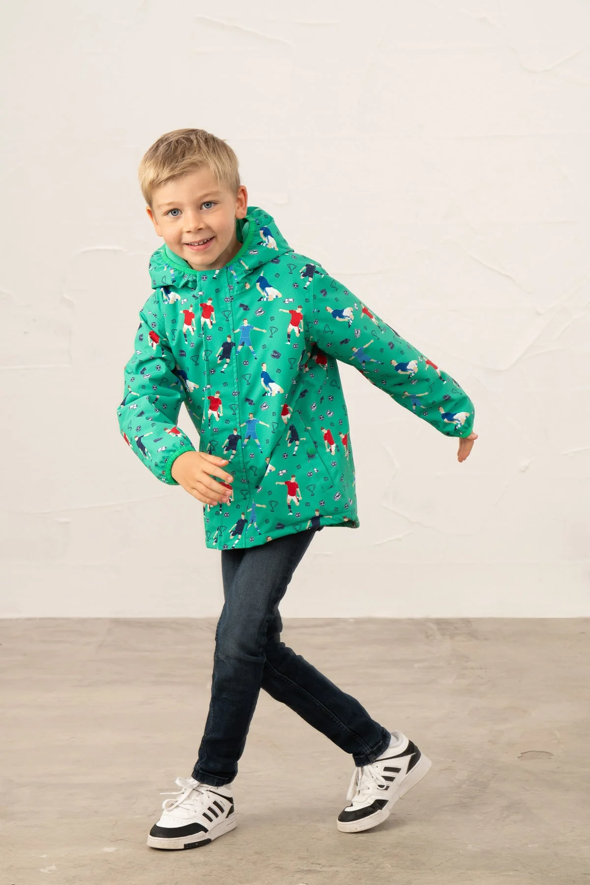 Finlay Coat - Football Print - Image 6