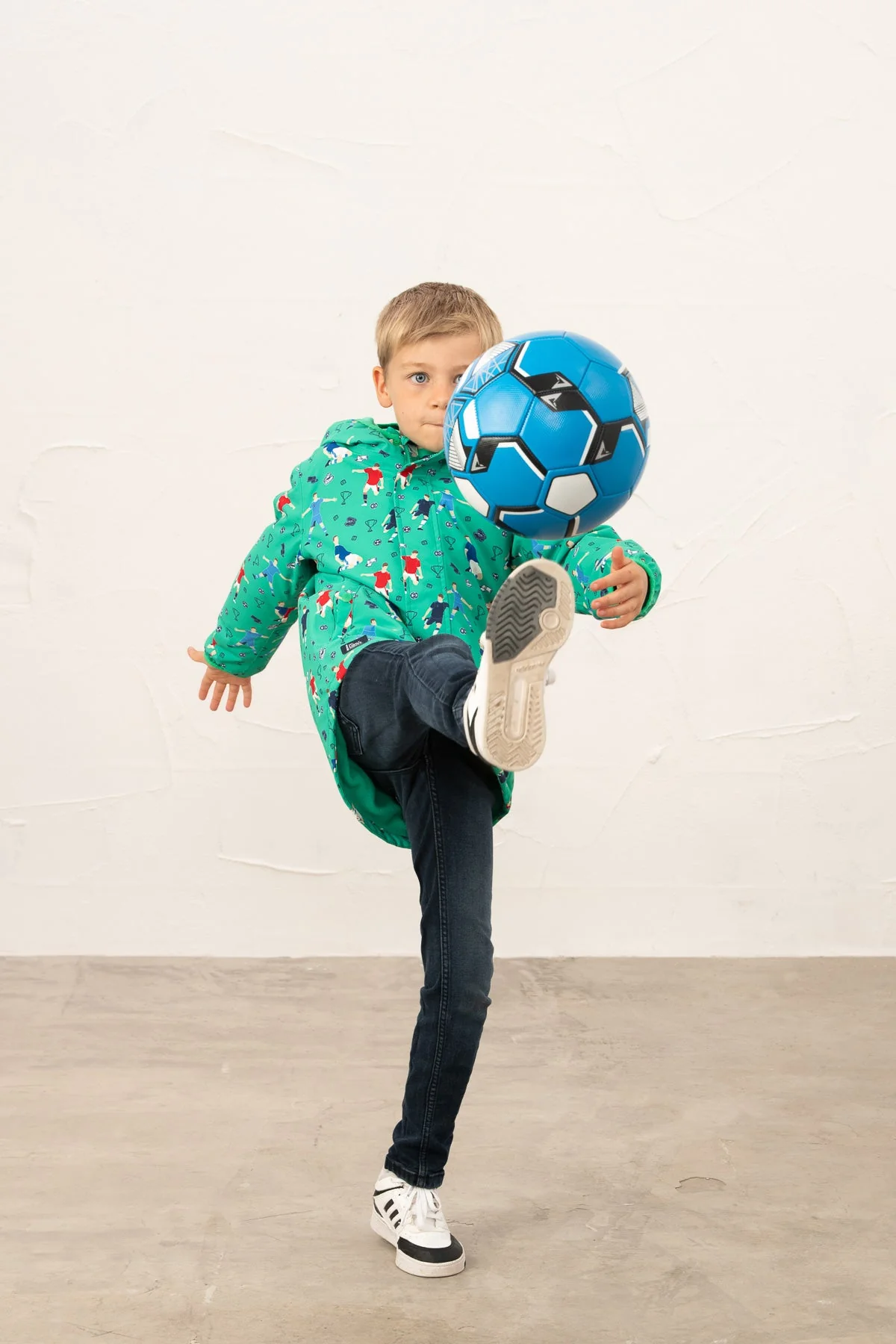 Finlay Coat - Football Print - Image 8