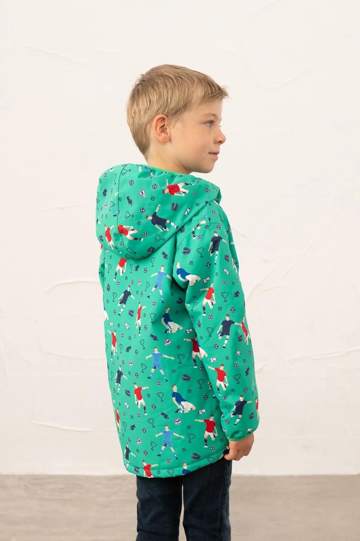 Finlay Coat - Football Print - Image 9