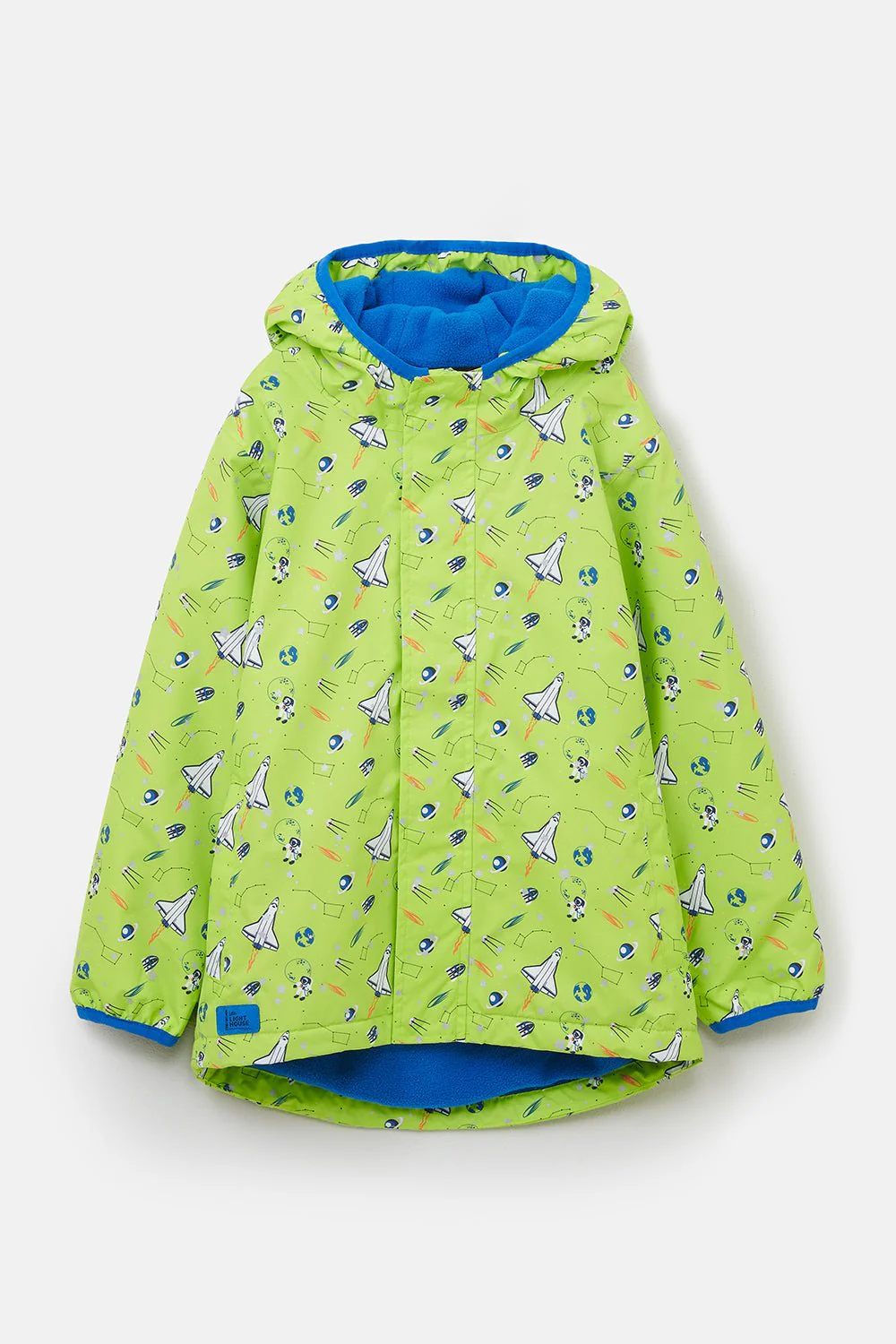 Finlay Coat - Lime Space Print - Image 3