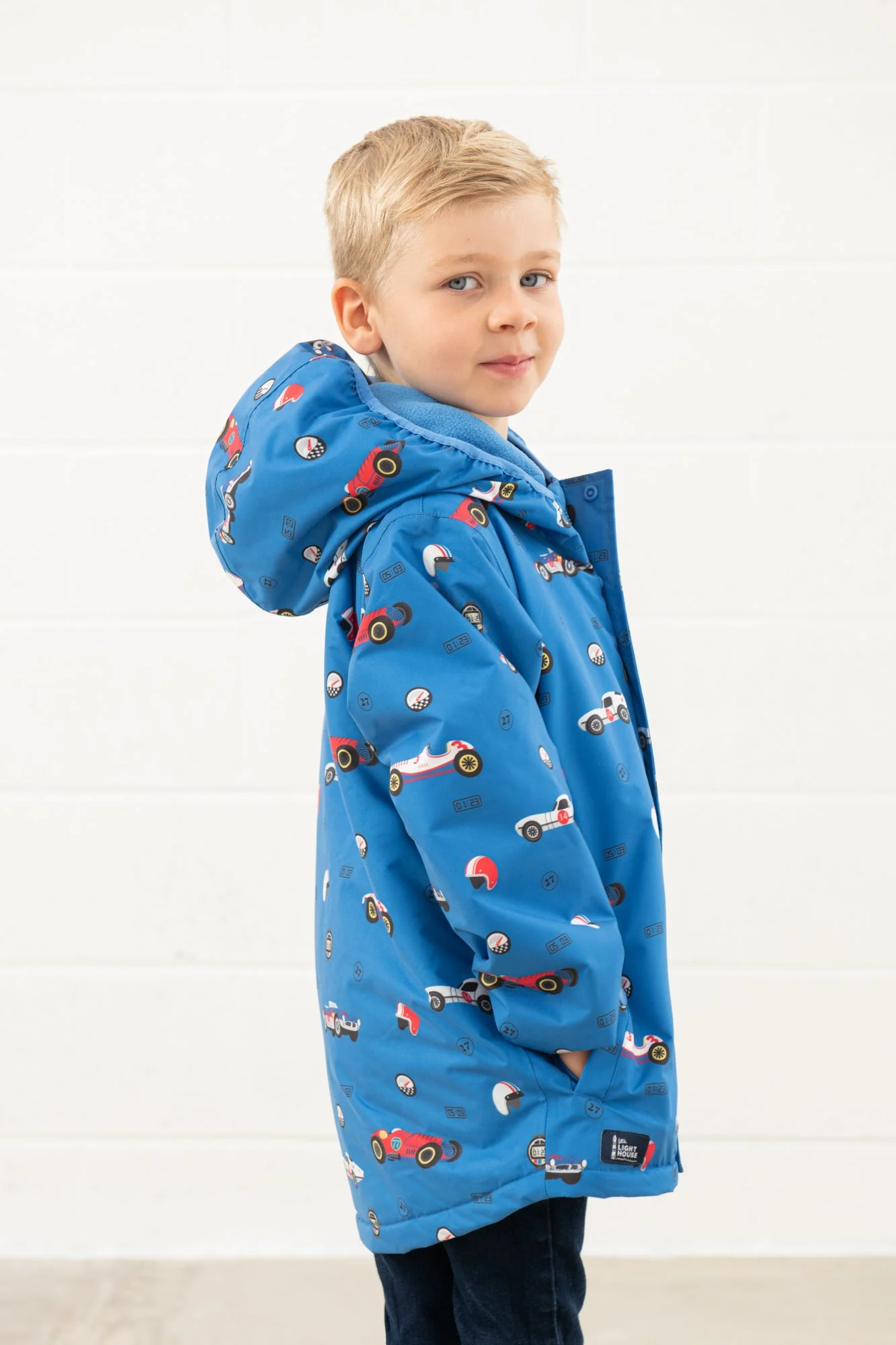 Finlay Coat - Rally Car Print - Image 4