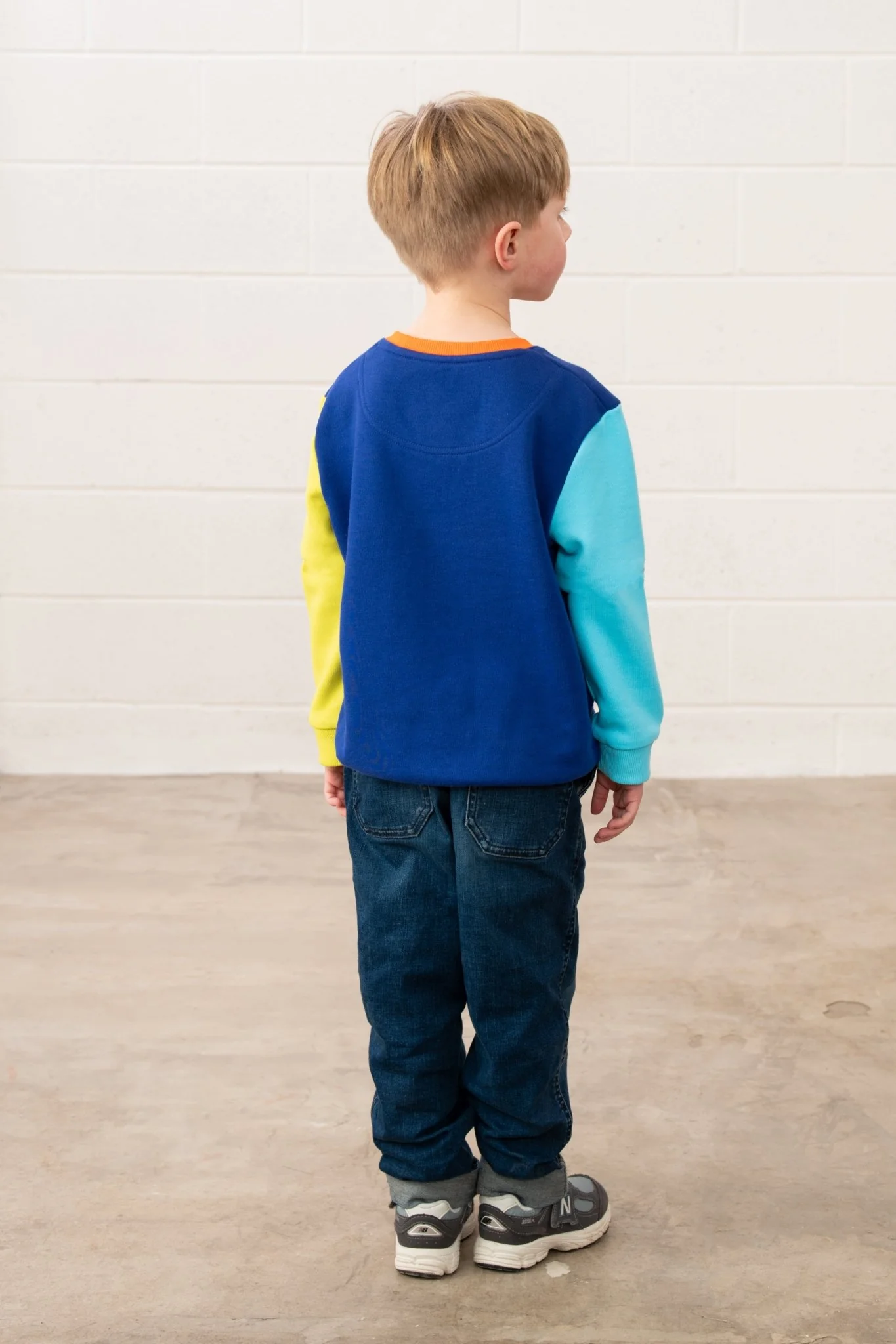 Finn Jersey - Blue Navy Lime - Image 3