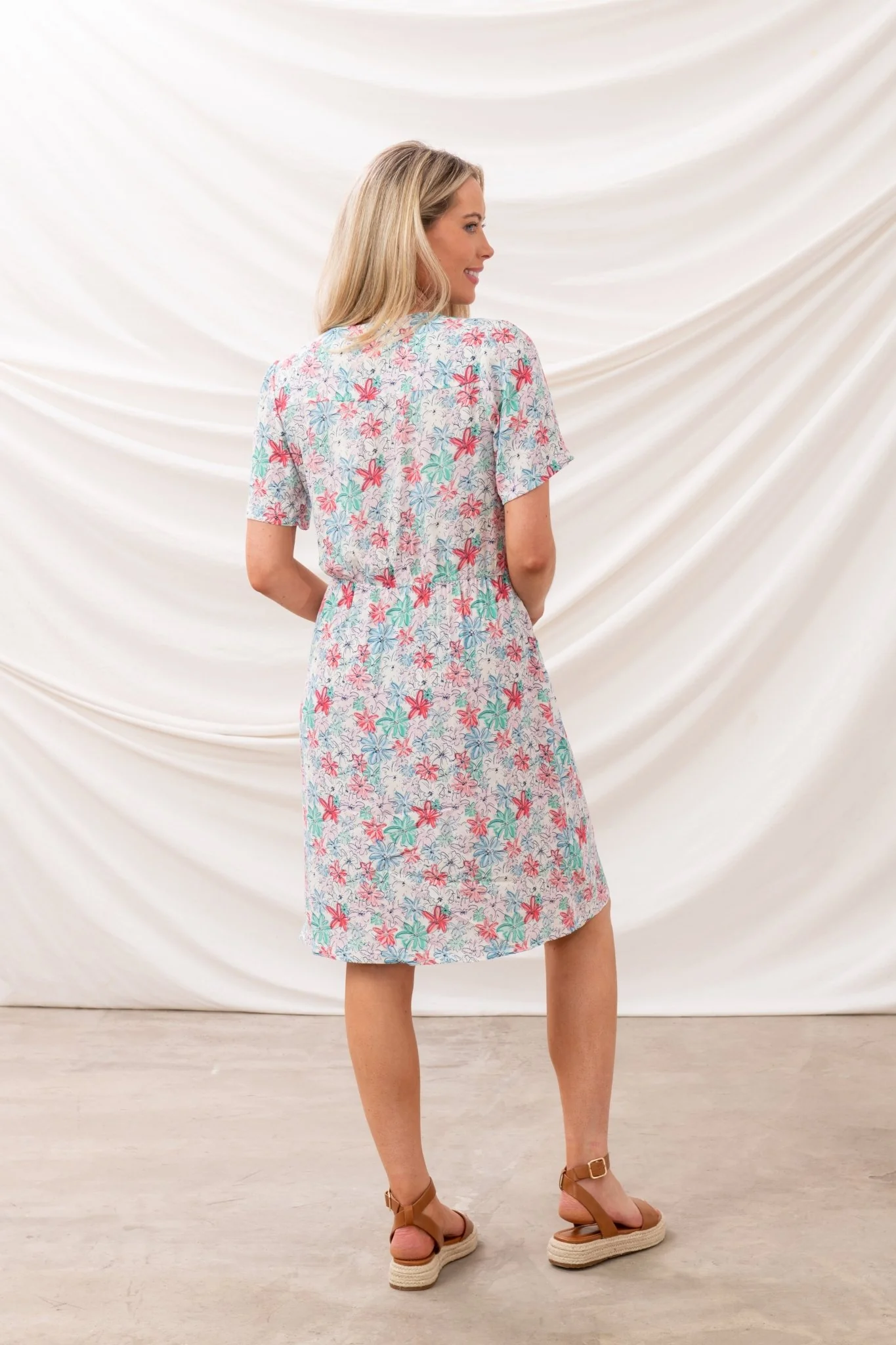Frankie Dress - Pastel Floral - Image 4