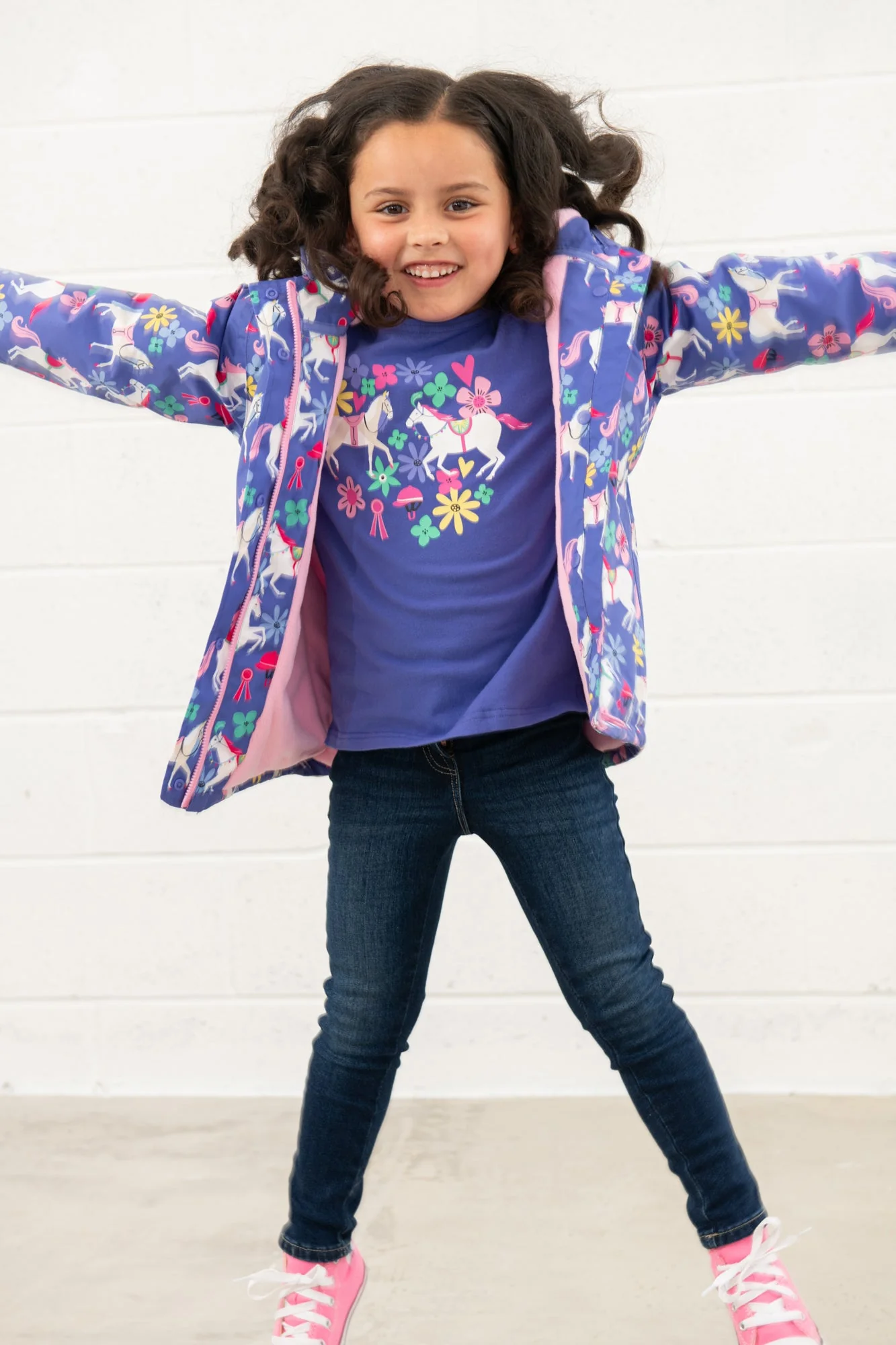 Freya Coat - Horse Print - Image 5